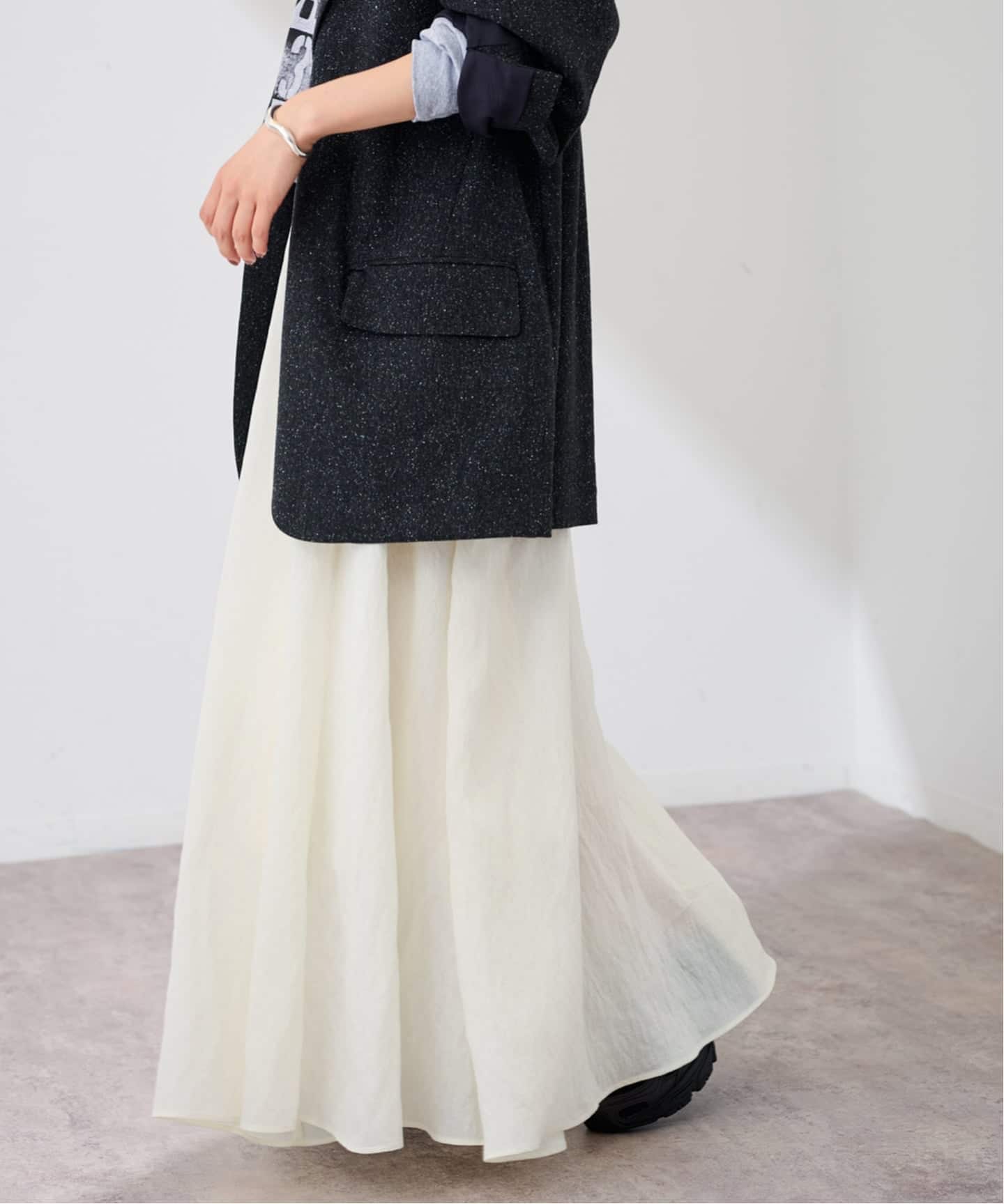 FRAMeWORK フレームワーク ギャザーコクーンスカート 36 未使用品