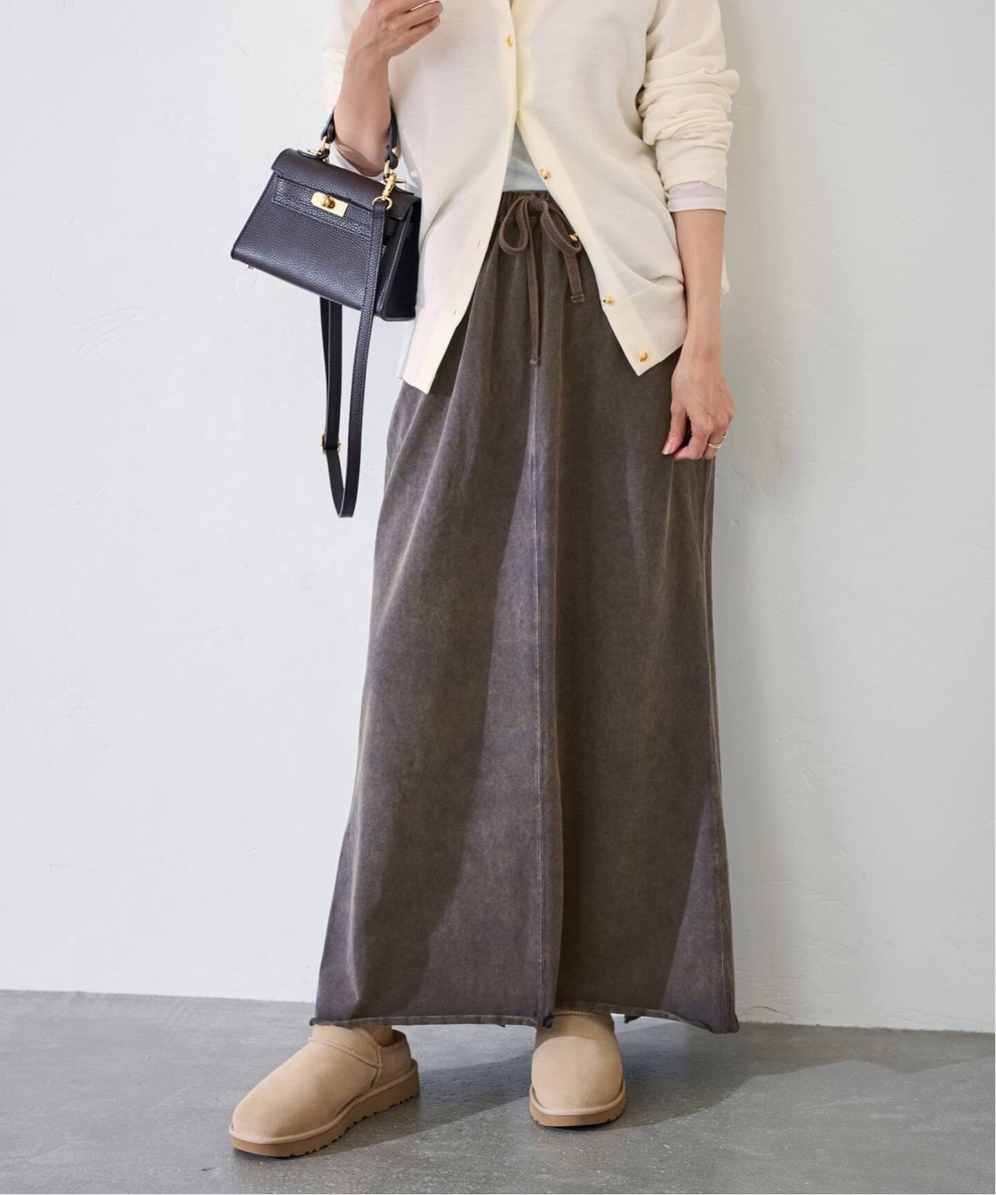 ウェットオゾン加工スカート（ロング・マキシ丈スカート）｜FRAMeWORK