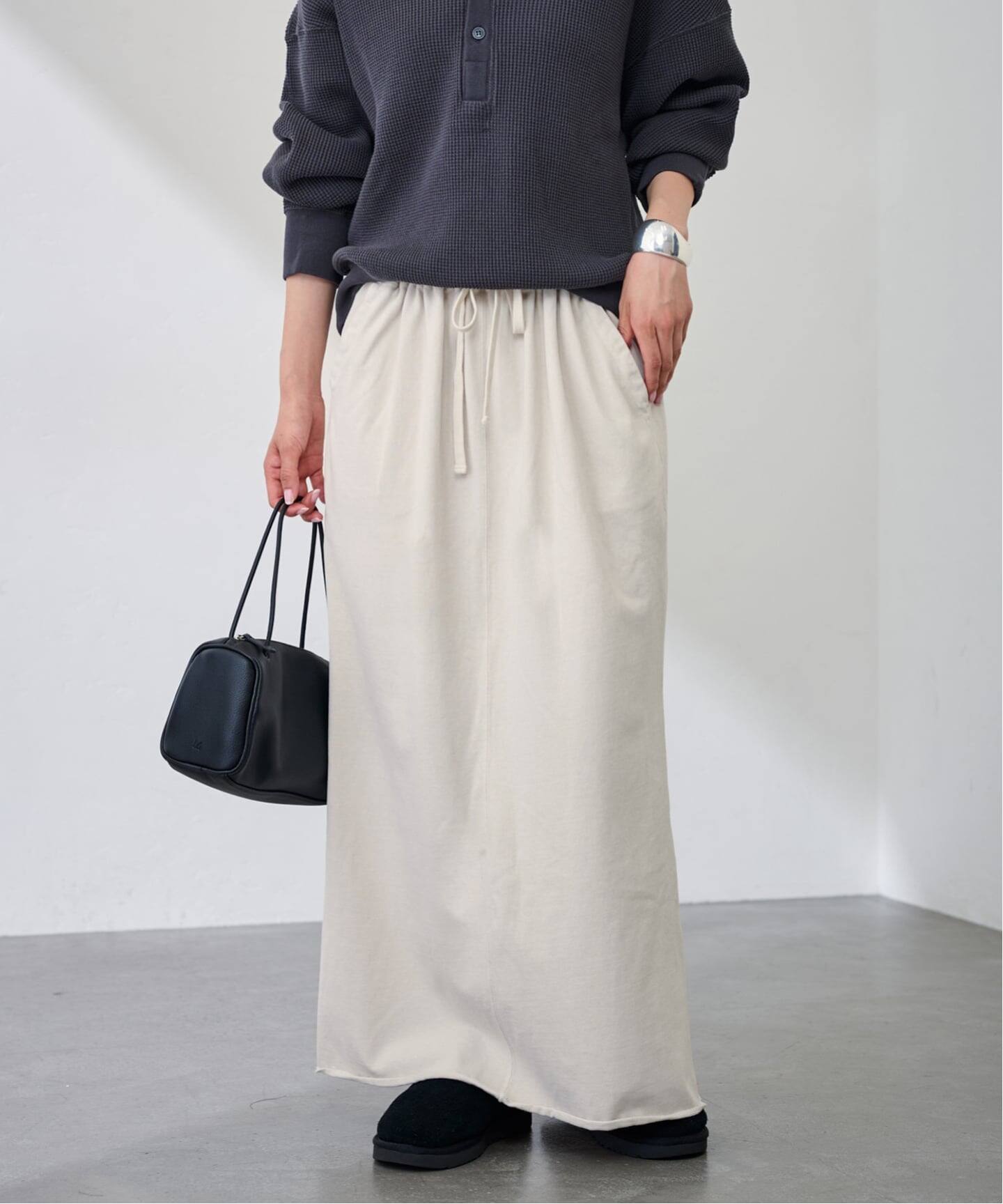 ウェットオゾン加工スカート（ロング・マキシ丈スカート）｜FRAMeWORK