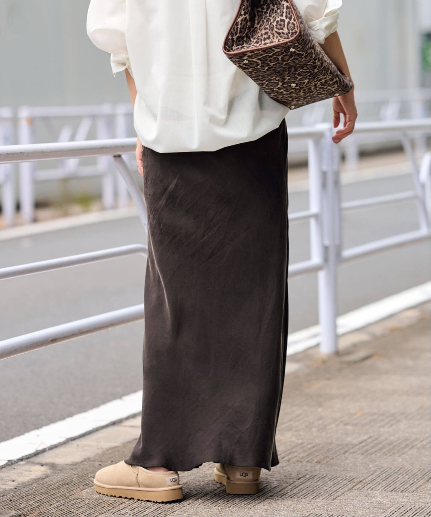 ≪追加≫シルキーキュプラバイアススカート（その他スカート