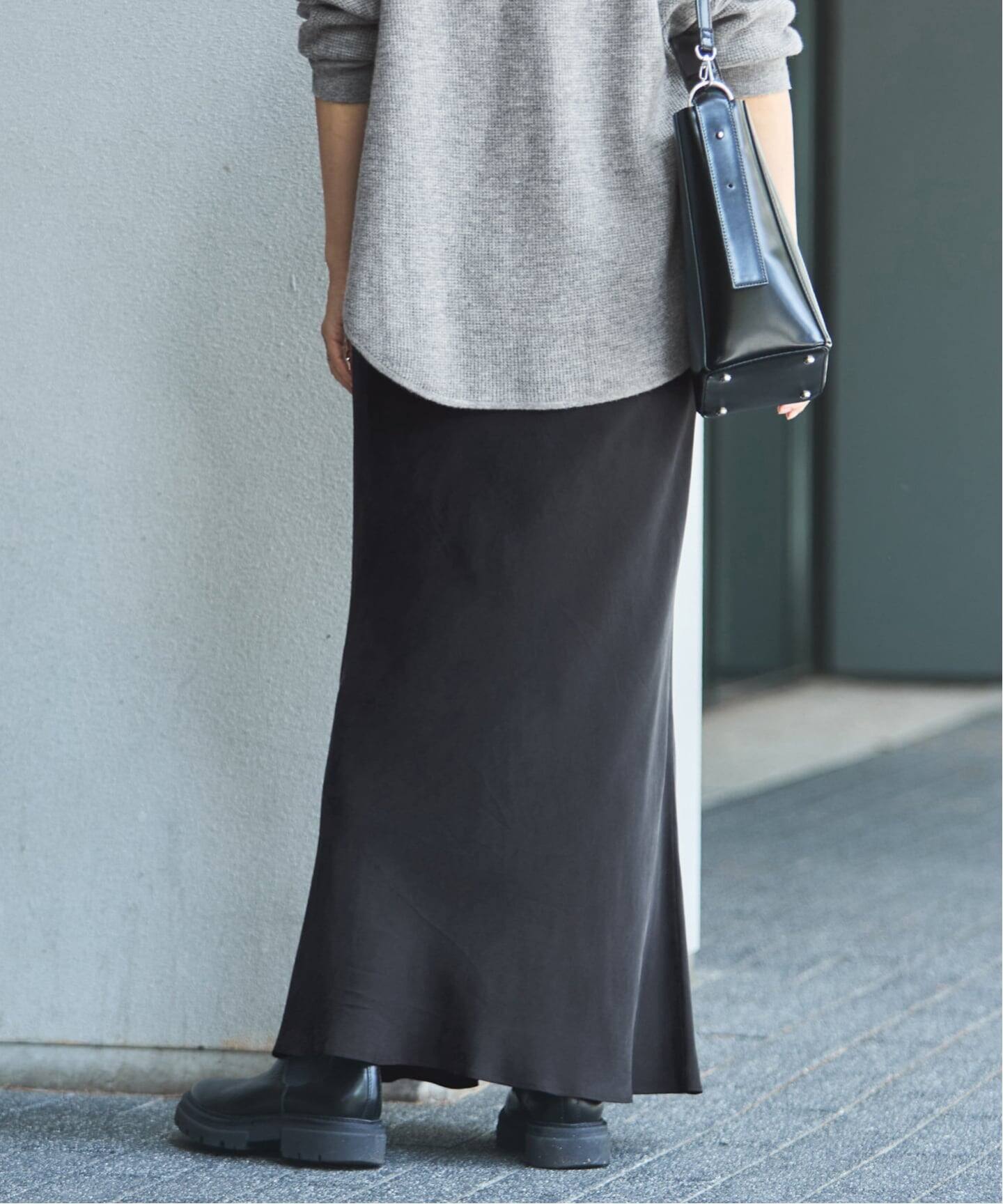 honey bee FRAMeWORK シルキーキュプラバイアススカート ≪追加≫シルキーキュプラバイアススカート 2（ロング・マキシ丈