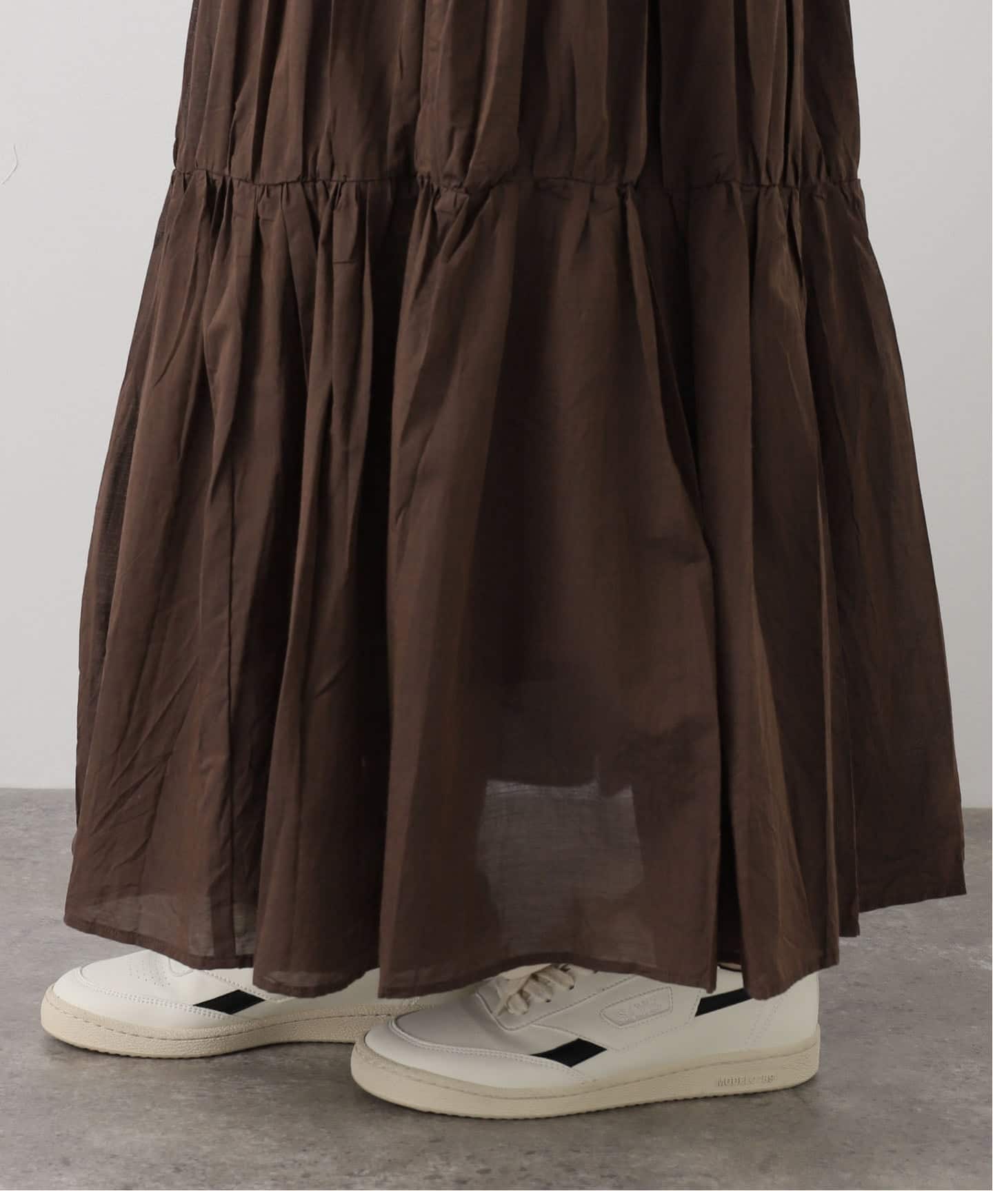 enrica/エンリカ コットンシルク ティアードスカート（その他スカート