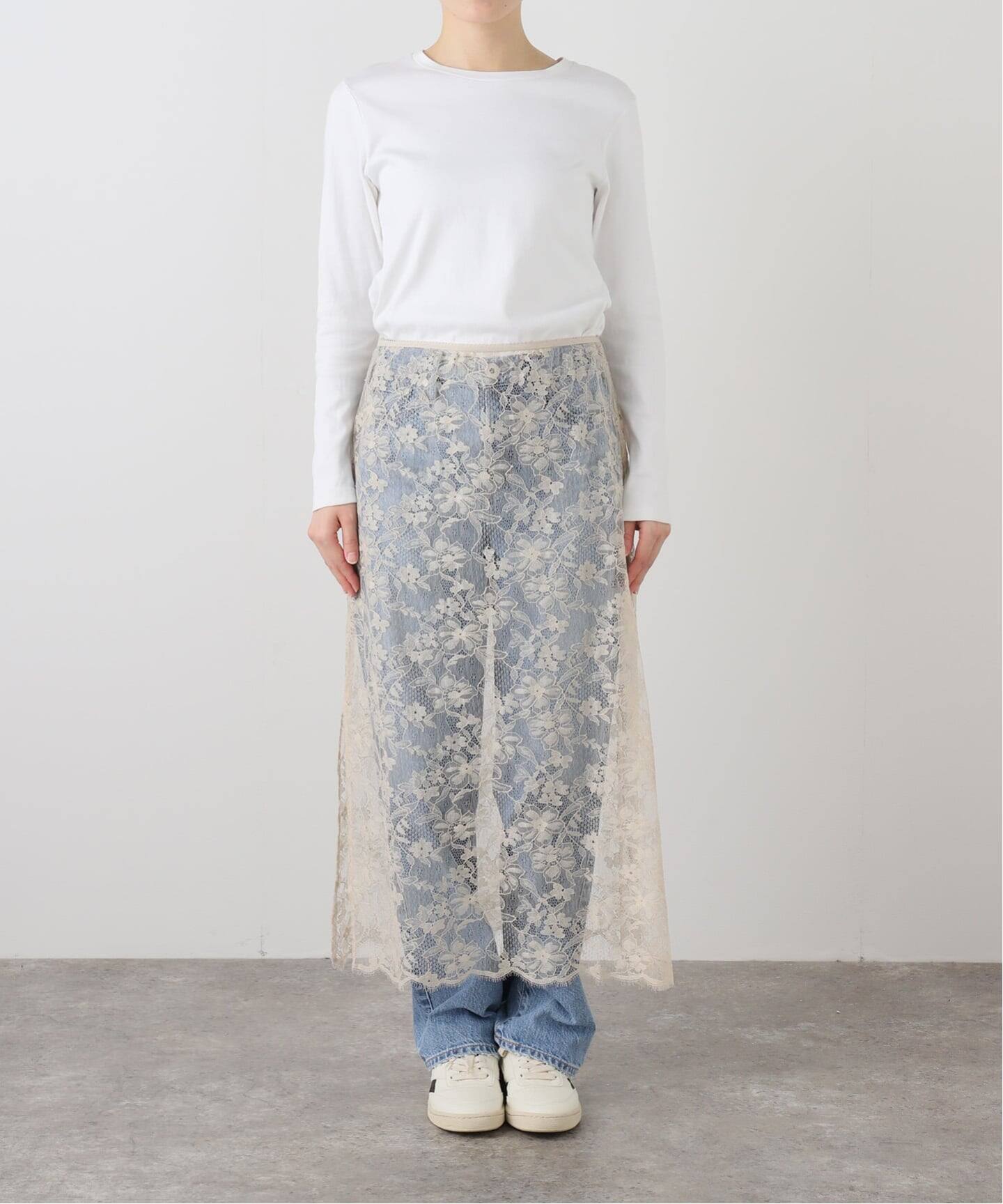 Roseanna レーススカート　美品 ROSEANNA/ローズアンナ レースSK（ロング・マキシ丈スカート