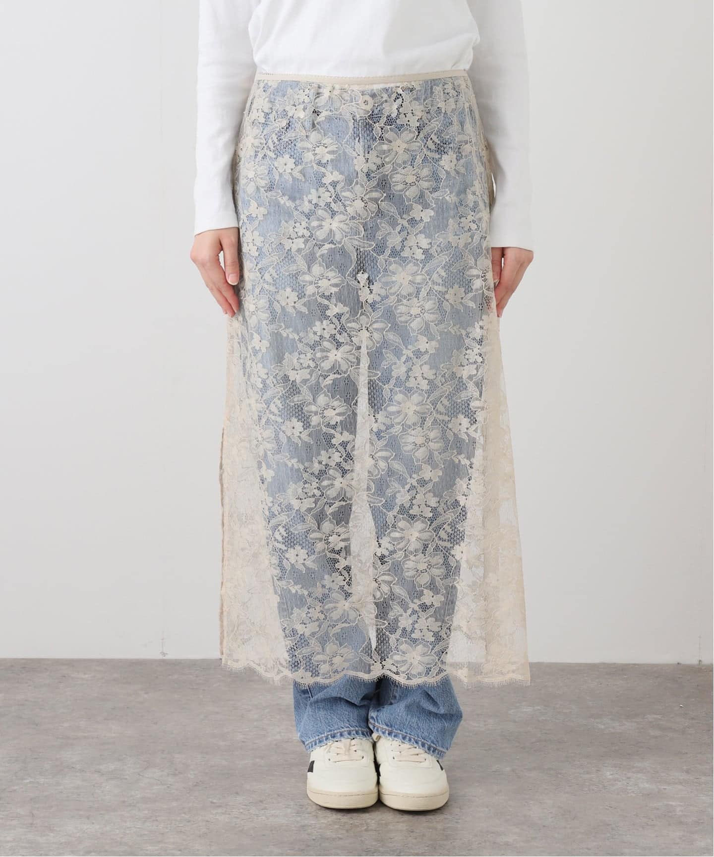 Roseanna レーススカート　美品 ROSEANNA/ローズアンナ レースSK（ロング・マキシ丈スカート