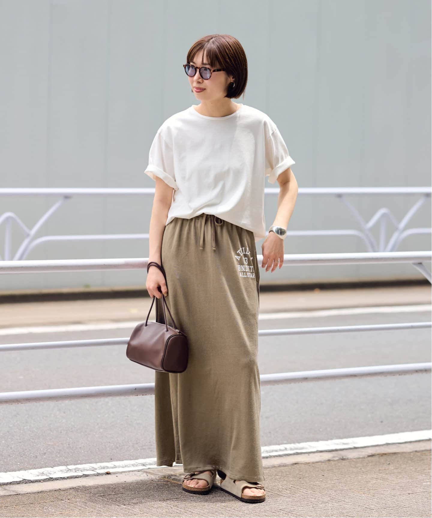 本日限定価格FRAMeWORK MASONVINTAGELIKE ロングスカート athletic wear MASON 別注 ロゴスカート（ロング・マキシ丈