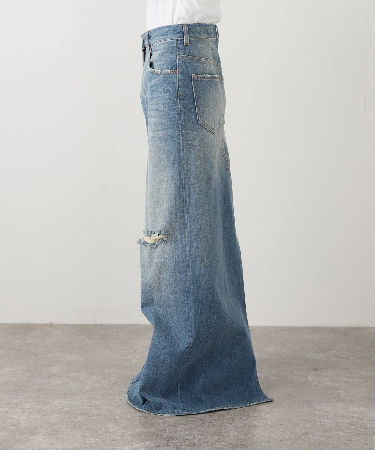 MM6/エムエムシックス DENIM LONG スカート（ロング・マキシ丈スカート 