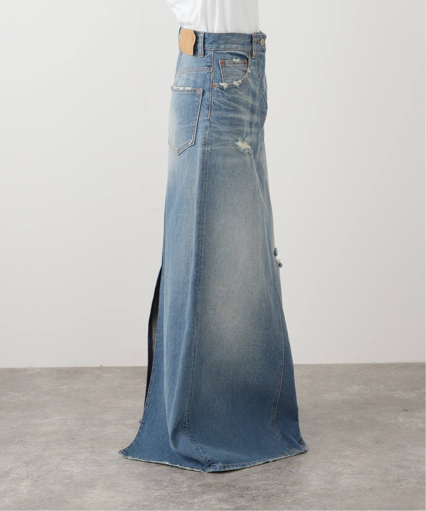 MM6/エムエムシックス DENIM LONG スカート（ロング・マキシ丈スカート  