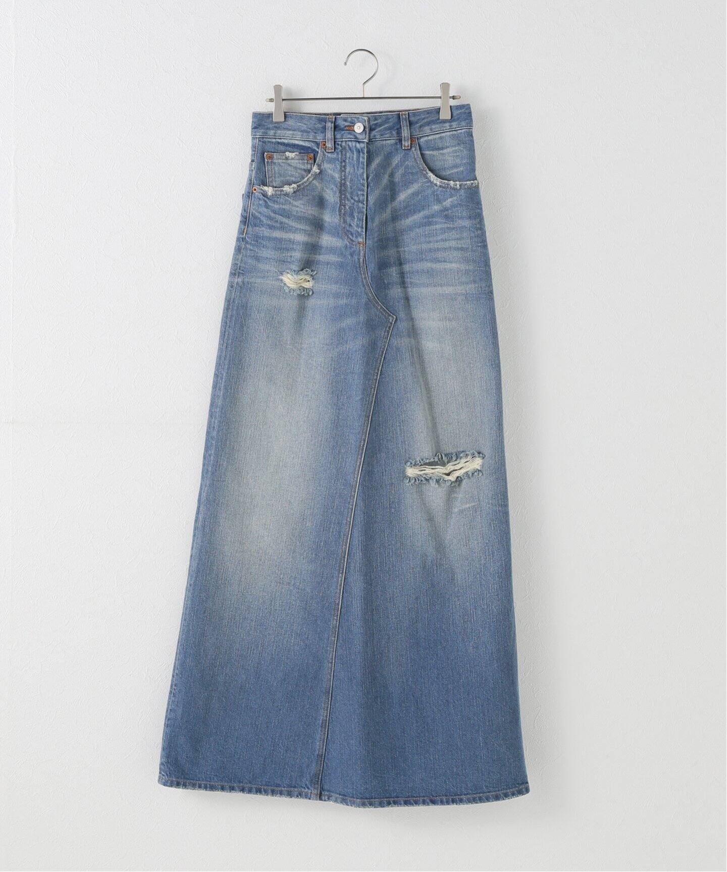 MM6/エムエムシックス DENIM LONG スカート（ロング・マキシ丈スカート 
