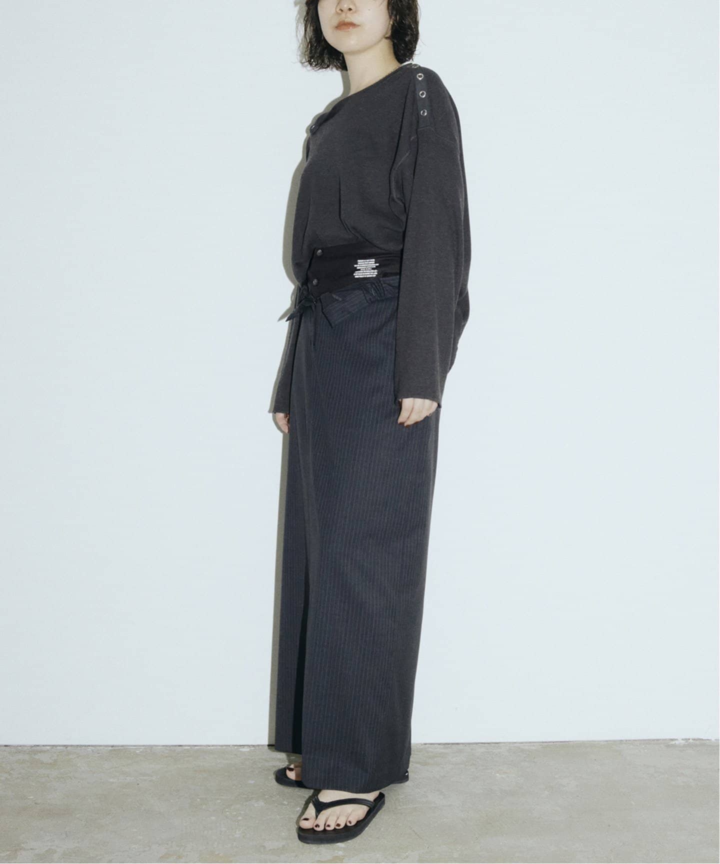 【JANE SMITH】ワークスカート JANE SMITH(ジェーンスミス)のPOLYESTER SATIN MINI SKIRT通販