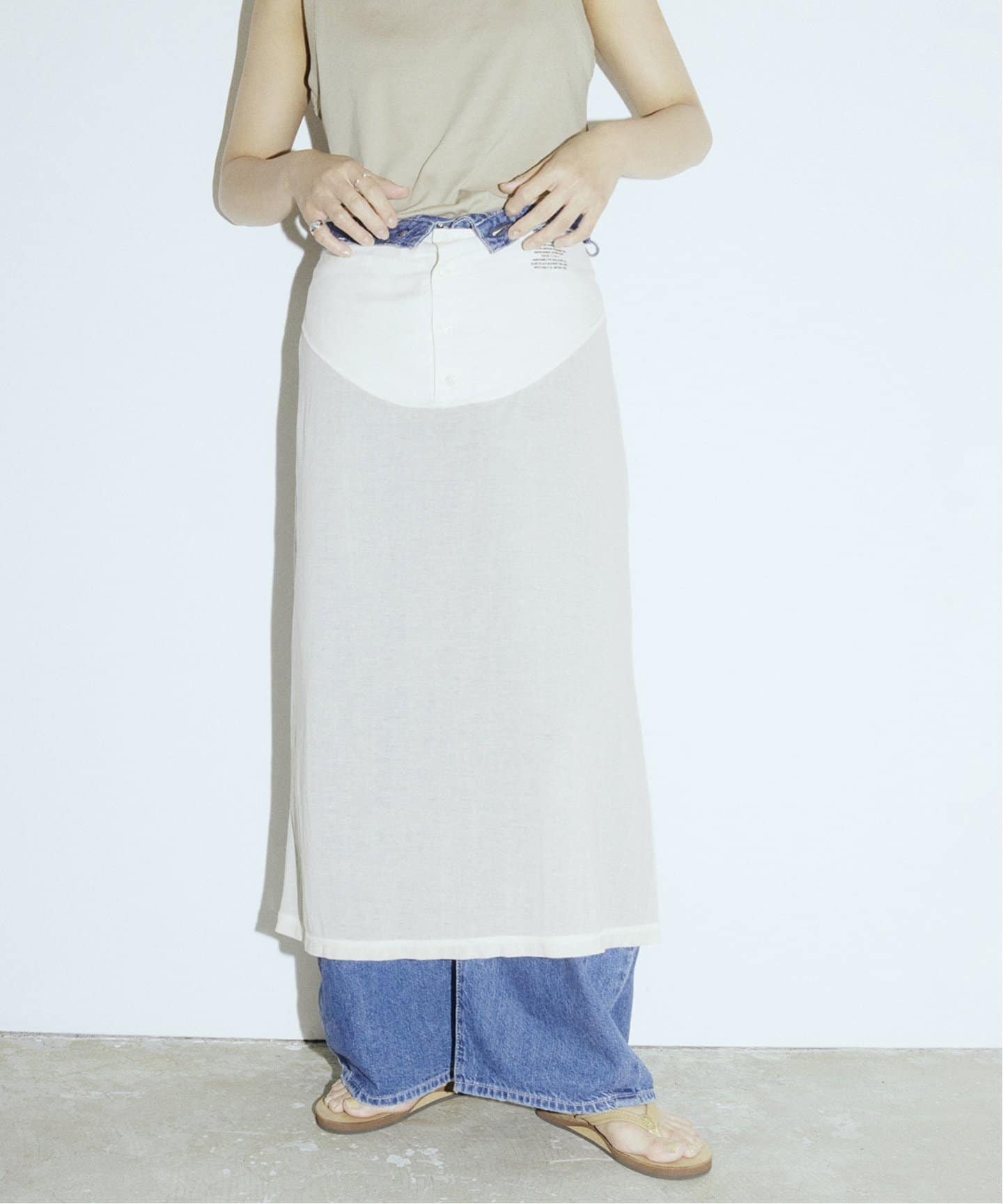 JANE SMITH スカート 楽天市場】JANE SMITH(ジェーンスミス) WOOL RAYON FRONT OPEN