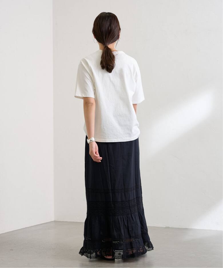 H 別注VINTAGE LIKEコットンレーススカート（ロング・マキシ丈スカート 