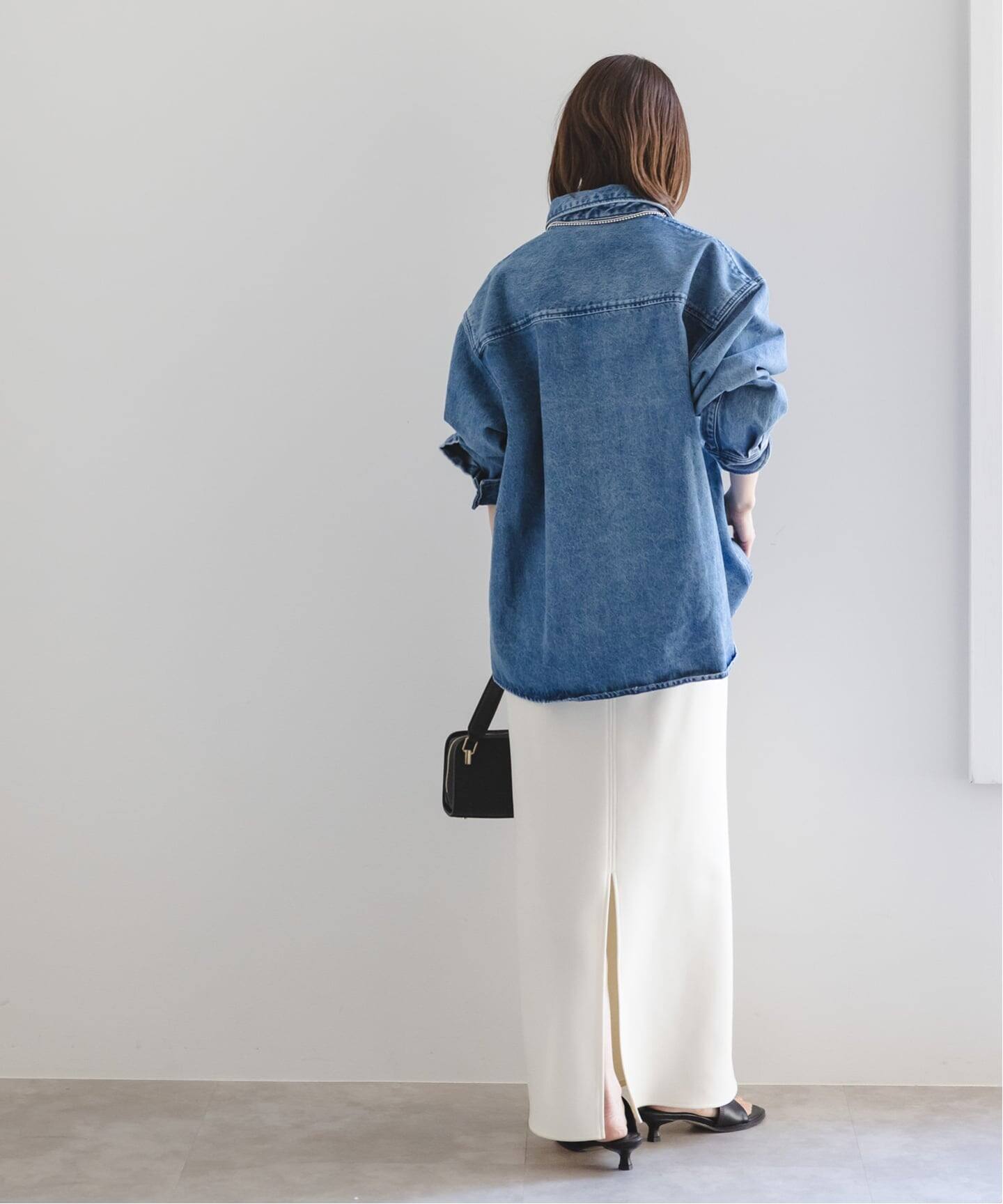 未使用【 NOBLE 】コンフォートジャージーライクタイトスカート２（36） 追加》コンフォートジャージーライクタイトスカート 2（ロング・マキシ