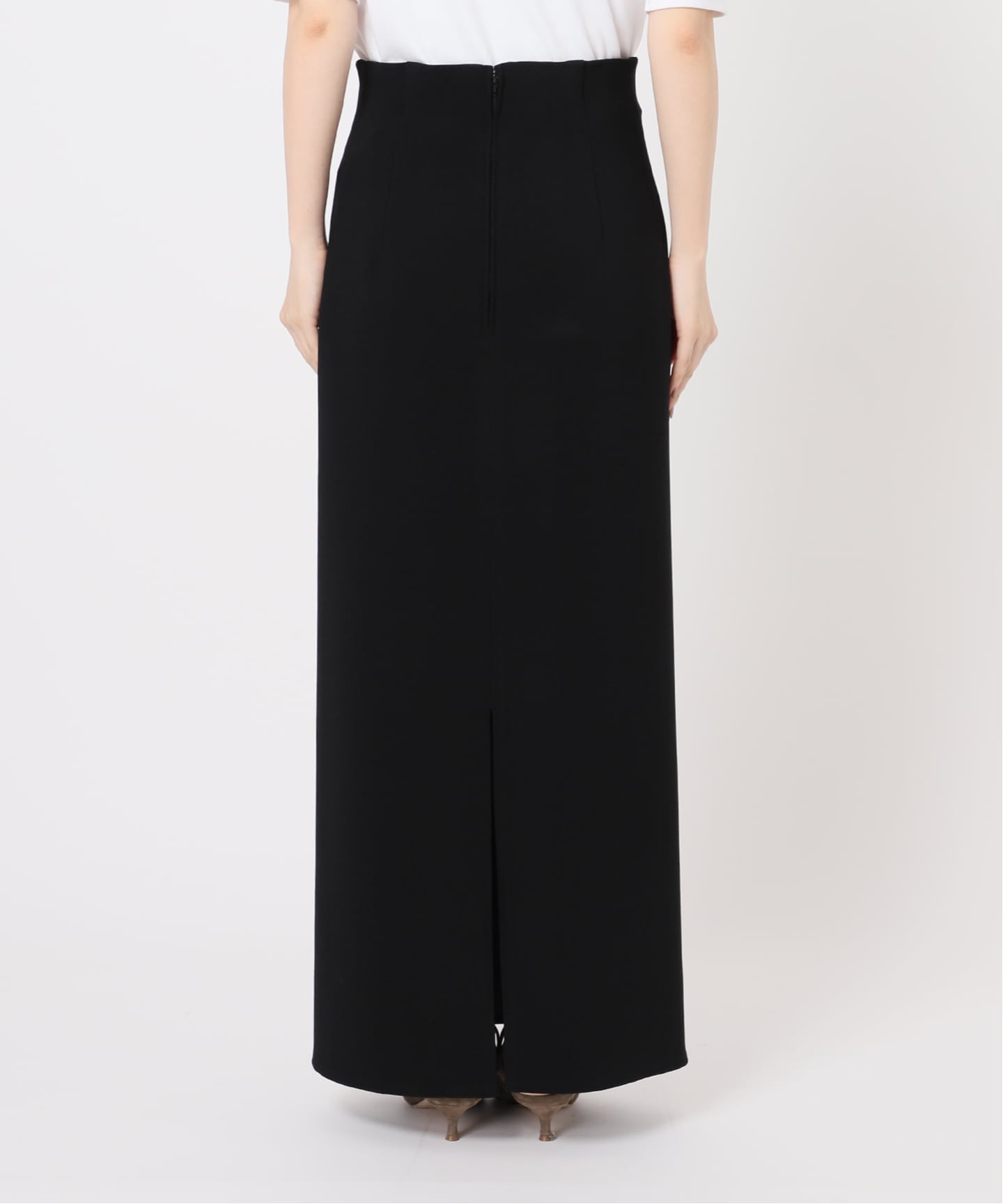 追加》【洗える】コンフォートジャージーライクタイトスカート 3