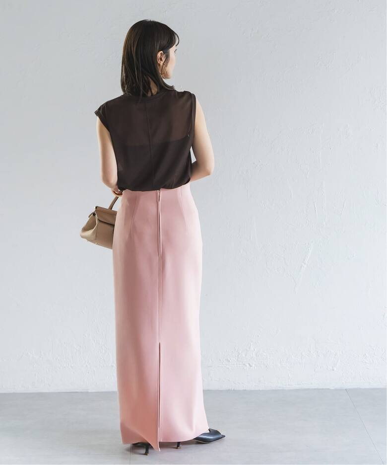 NAIGAI COMFORT♪ジャージーニットのタイトスカート♪ 追加》【洗える  