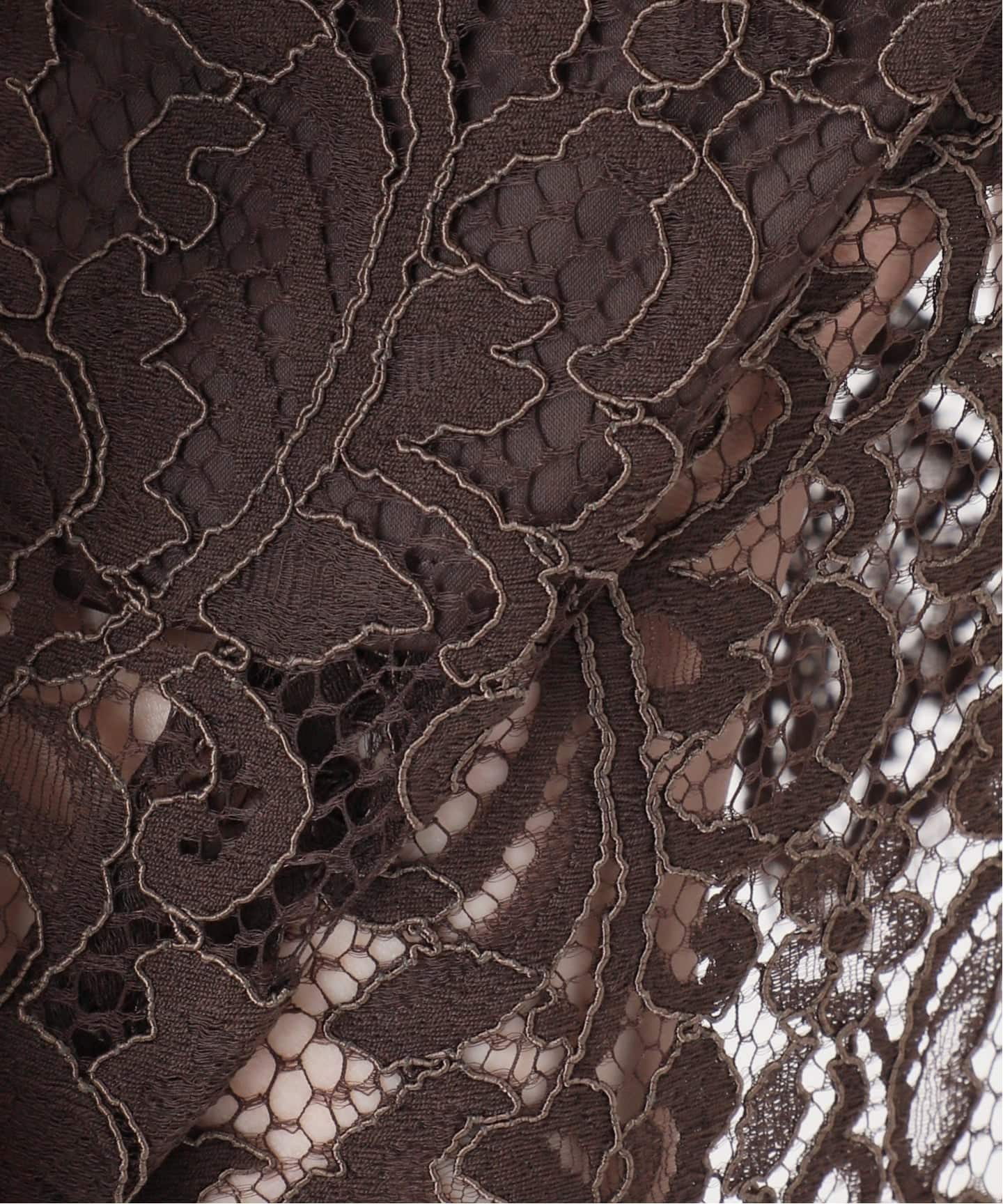 追加 / WEB+一部店舗限定》リバーレースIラインスカート（ロング