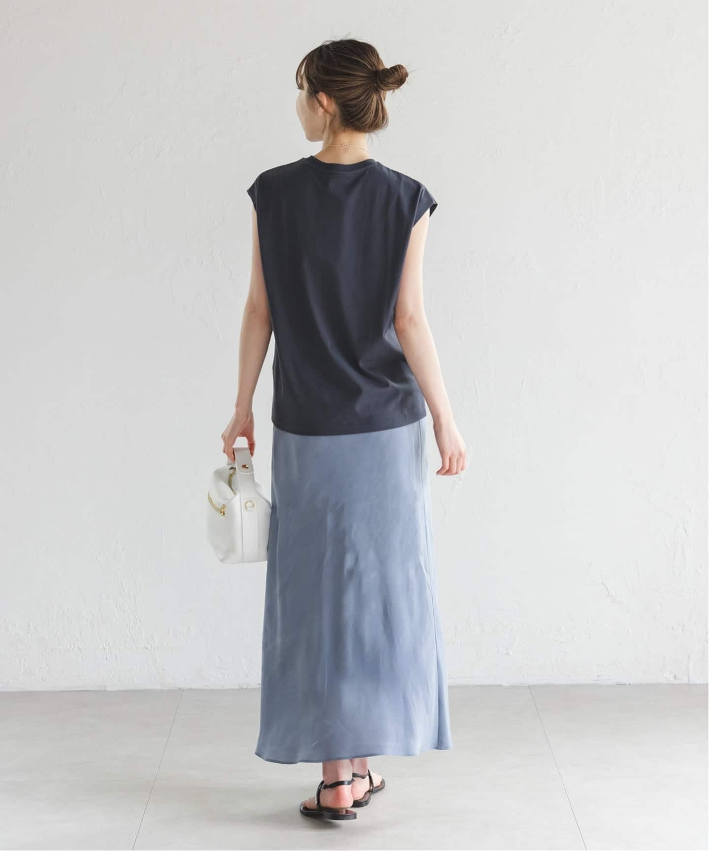 追加2》キュプラナローAラインスカート（ロング・マキシ丈
