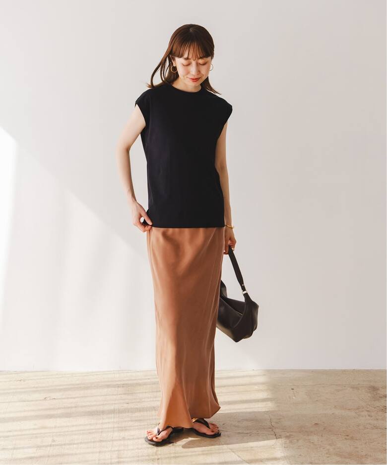 追加2》キュプラナローAラインスカート（ロング・マキシ丈スカート  