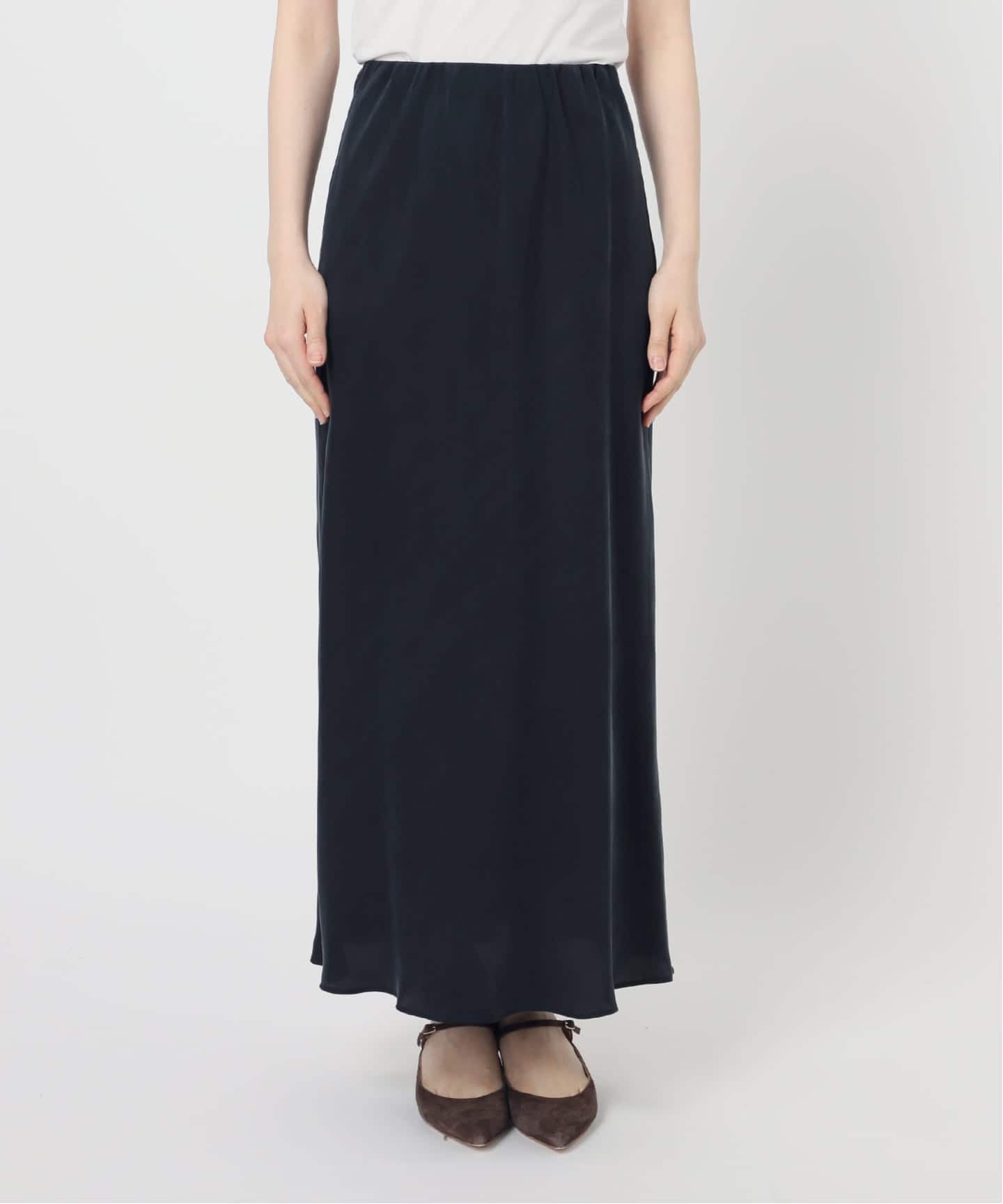 追加2》キュプラナローAラインスカート（ロング・マキシ丈スカート
