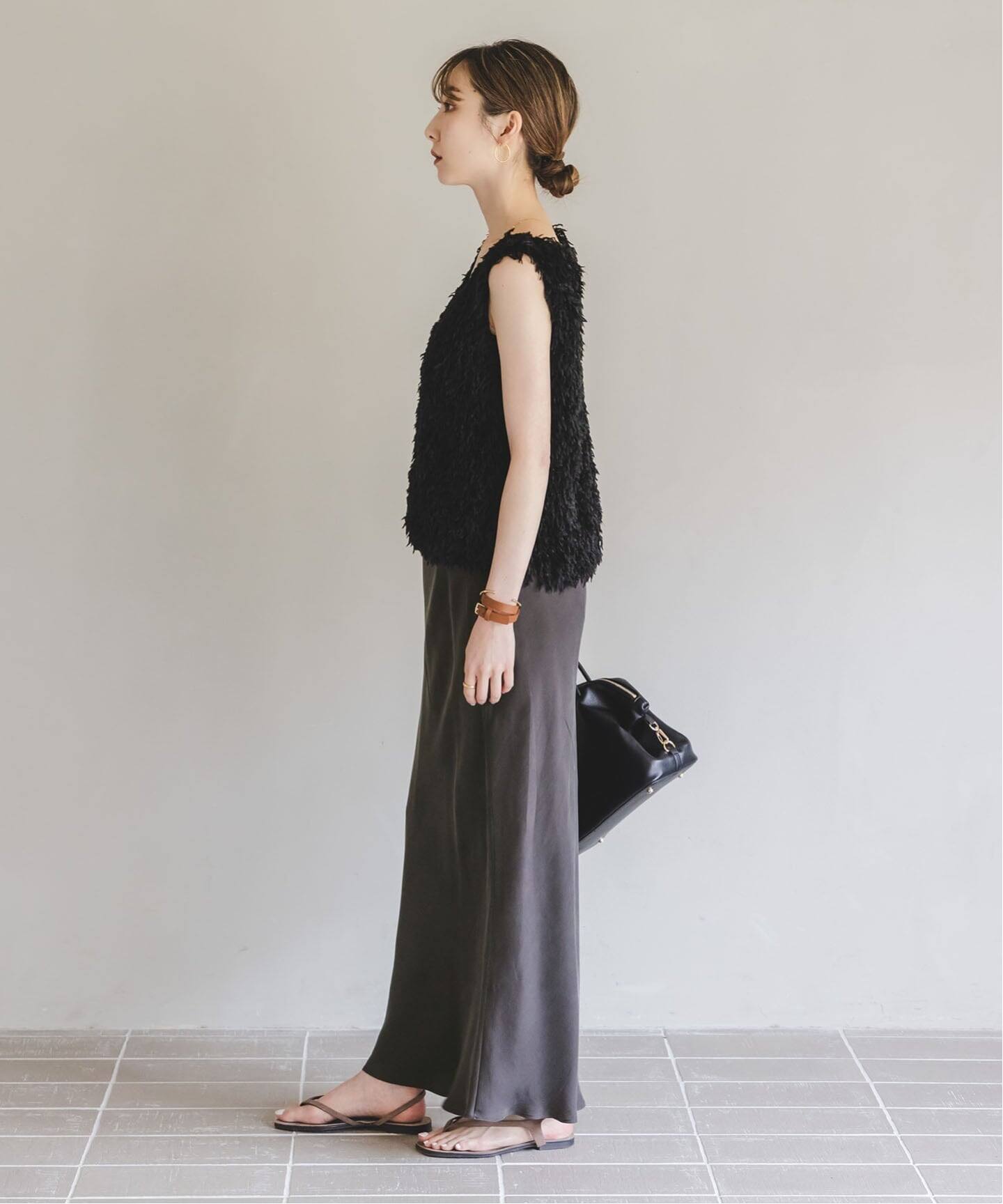 追加3》キュプラナローAラインスカート（ロング・マキシ丈