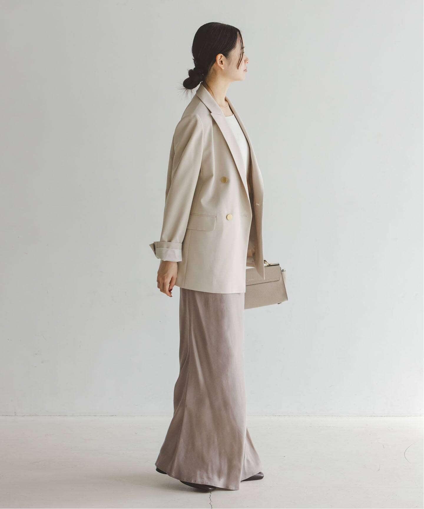 新品☆NOBLE ☆キュプラナローAラインスカート☆ホワイト NOBLE｜《追加3》キュプラナローAラインスカート | Rakuten