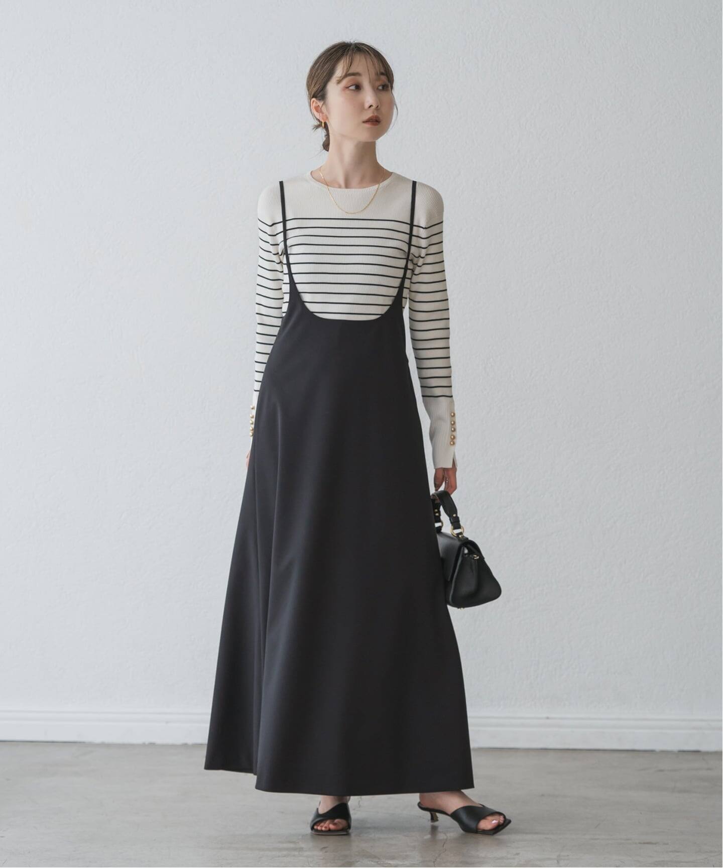 ノーブル（Noble）/キャミストラップフレアスカート キャミストラップフレアスカート（ワンピース）｜NOBLE（ノーブル）の