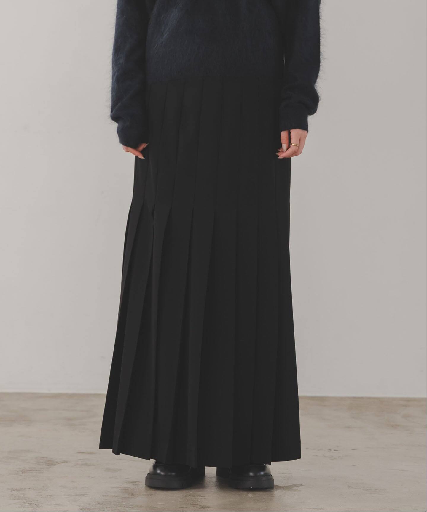 ELENI/エルニ シームプリーツスカート（ロング・マキシ丈スカート