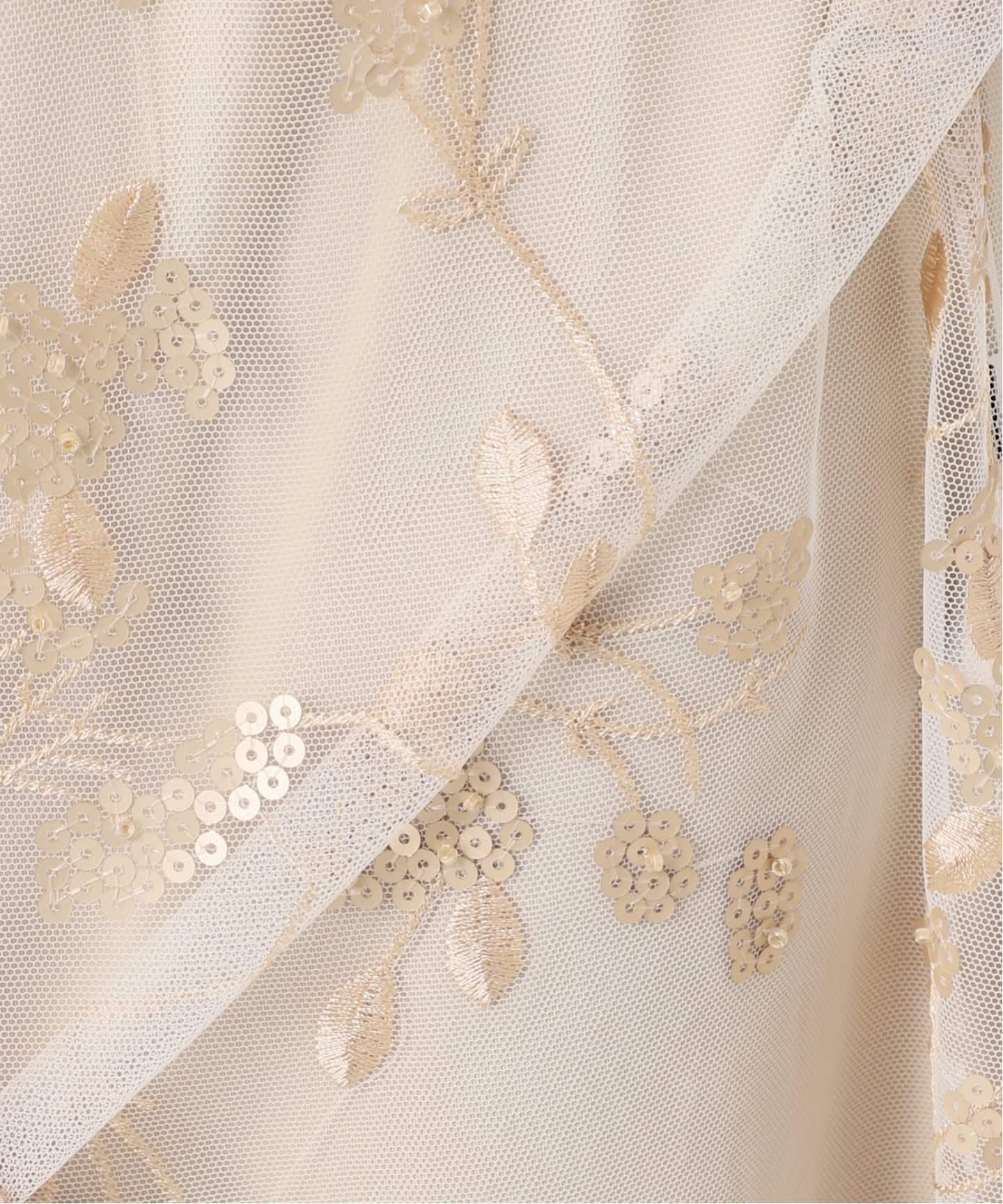 エンブロイダリーチュールレーススカート（ロング・マキシ丈スカート