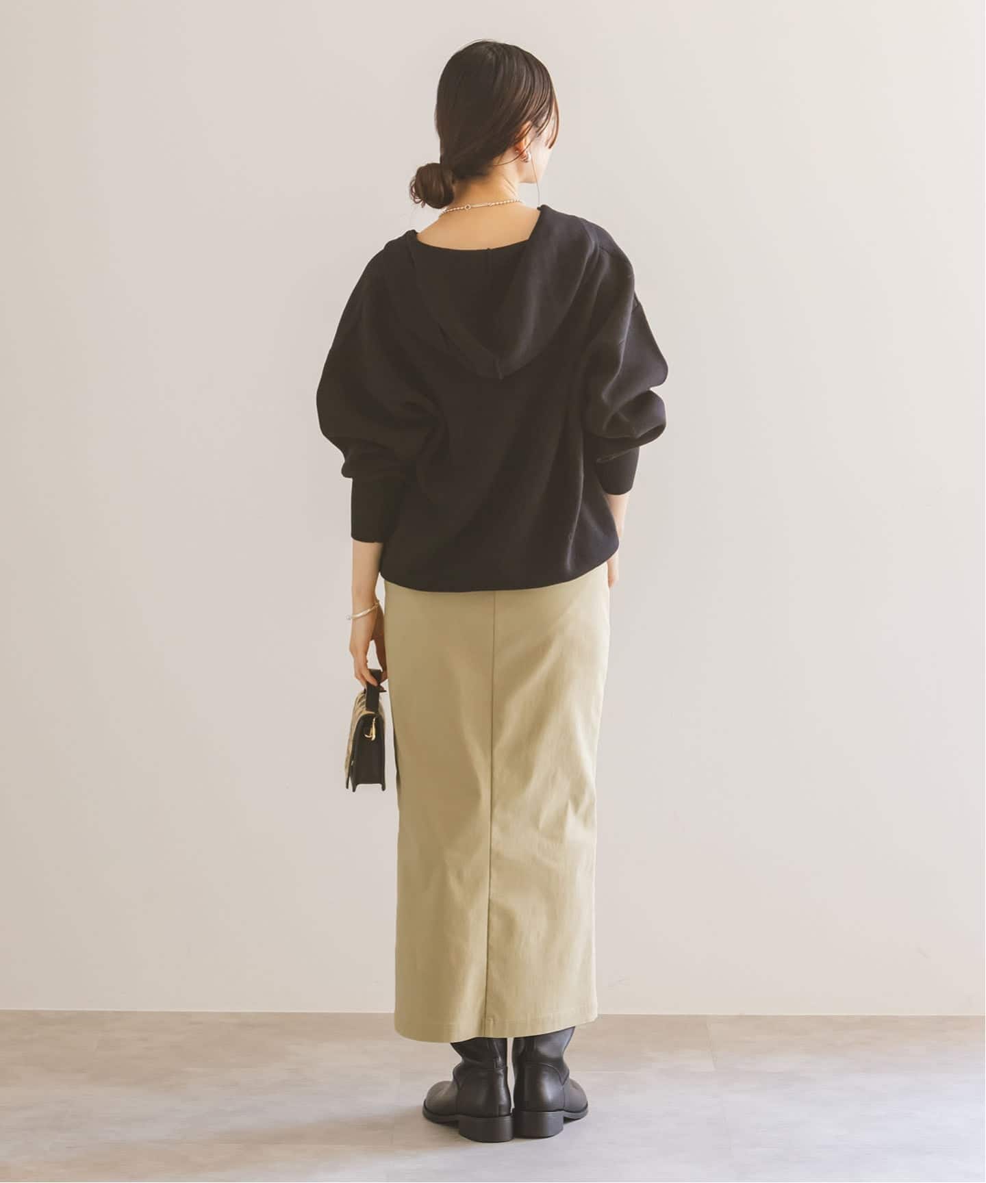 追加予約》RyNyコンフォートストレッチジップタイトスカート