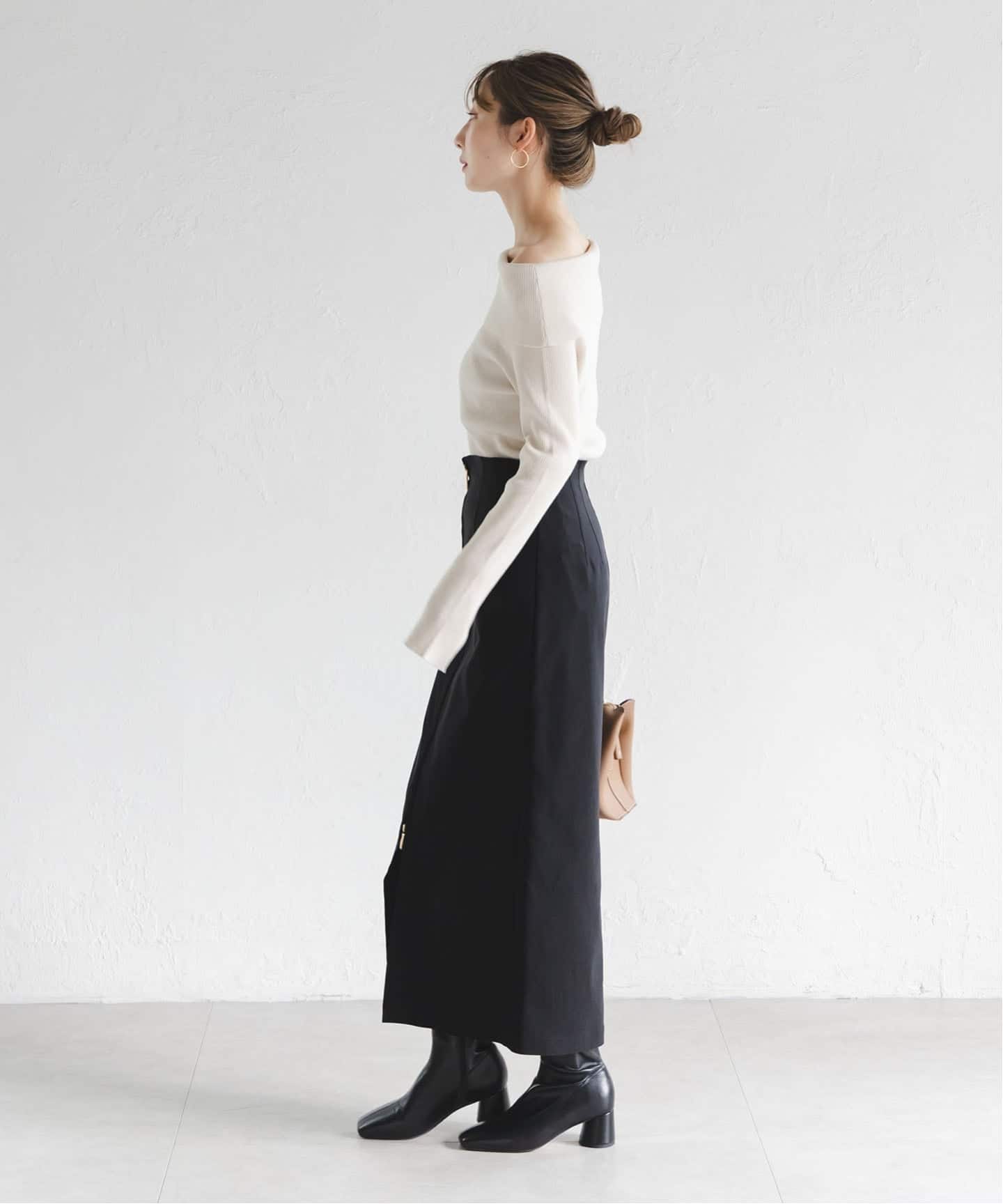 追加2》RyNyコンフォートストレッチジップタイトスカート（ロング