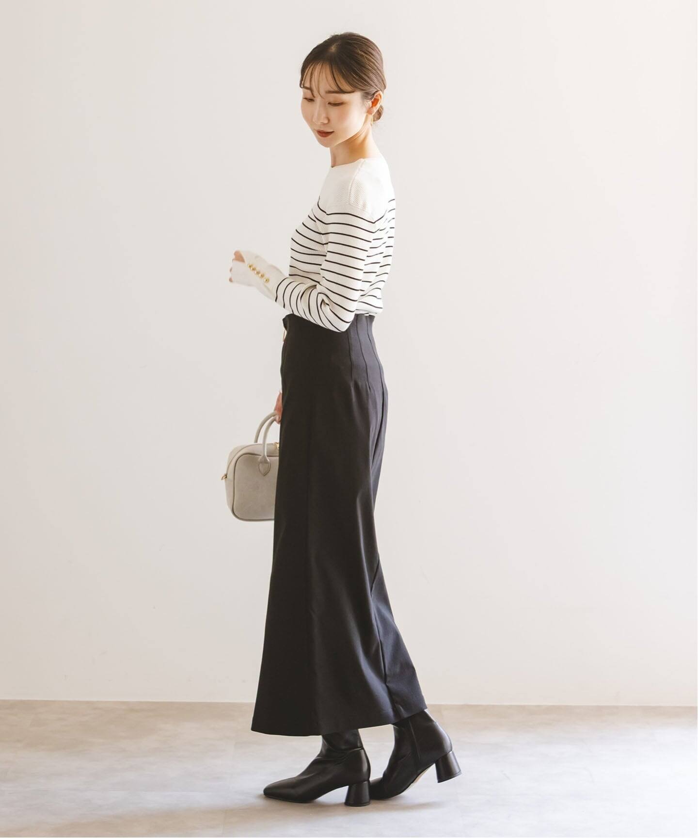 追加2》RyNyコンフォートストレッチジップタイトスカート（ロング