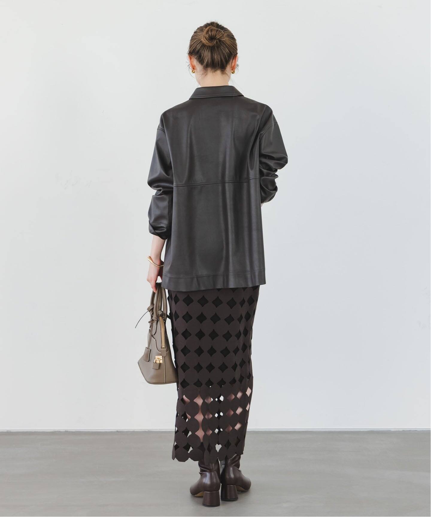 Nobleドットモチーフニットスカート NOBLE｜《追加》ドットモチーフニットスカート | Rakuten Fashion(楽天