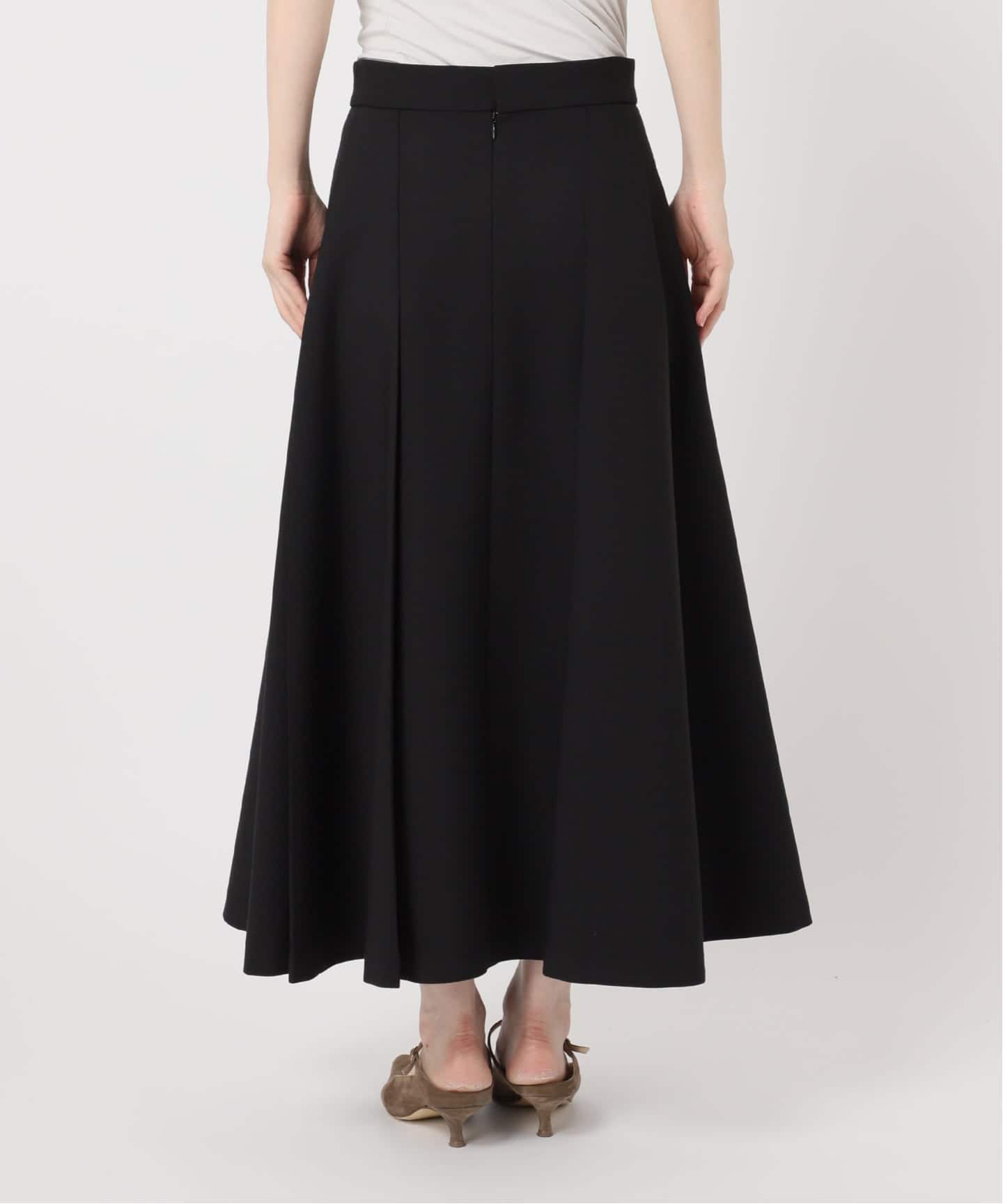 ダブルクロスタックスカート（ロング・マキシ丈スカート