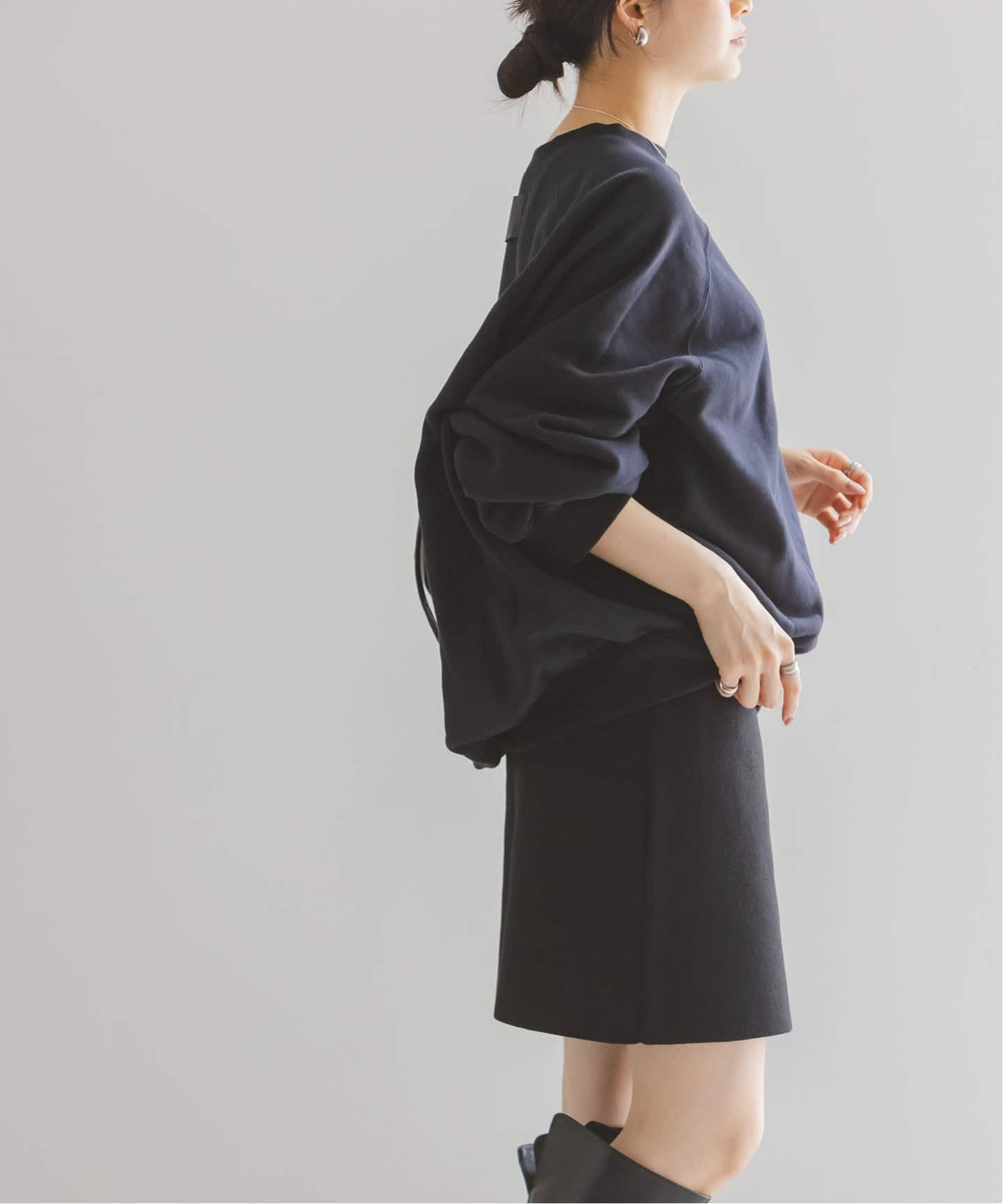 接結タック編みミニスカート（ミニスカート）｜NOBLE（ノーブル）の