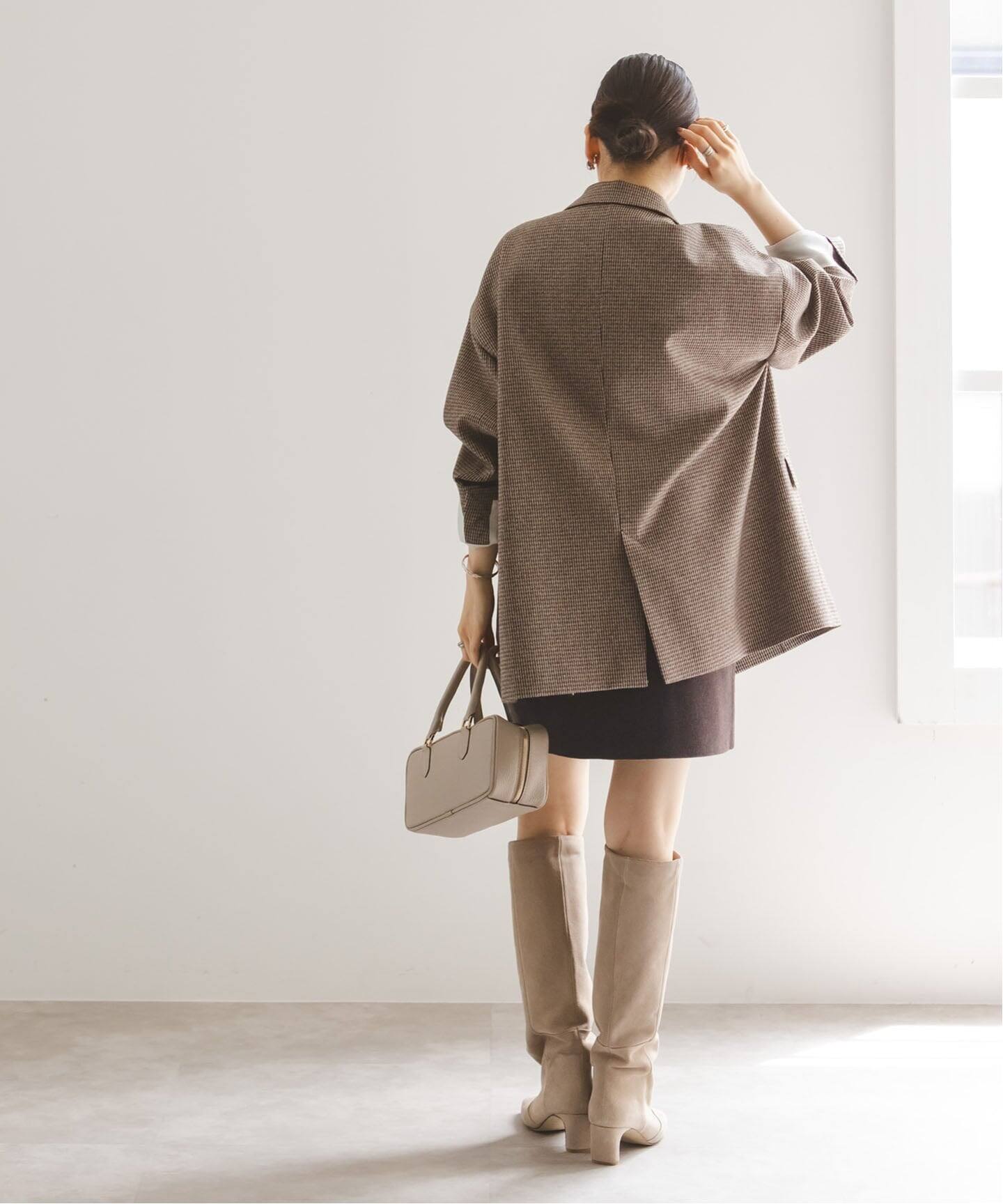 接結タック編みミニスカート（ミニスカート）｜NOBLE（ノーブル）の