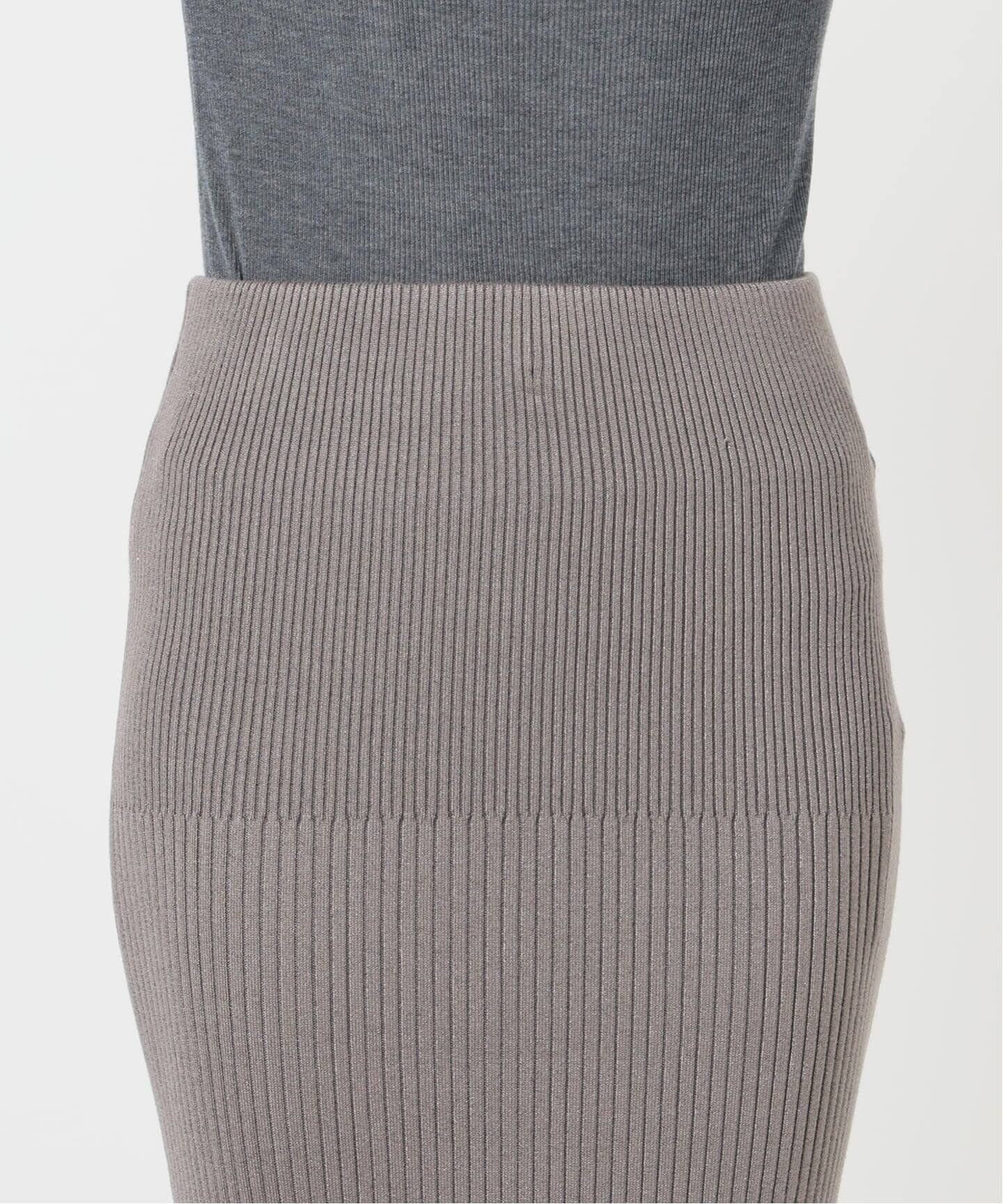 追加/WEB限定カラー》リブニットタイトスカート（ロング・マキシ丈