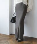 《追加/WEB限定カラー》リブニットタイトスカート