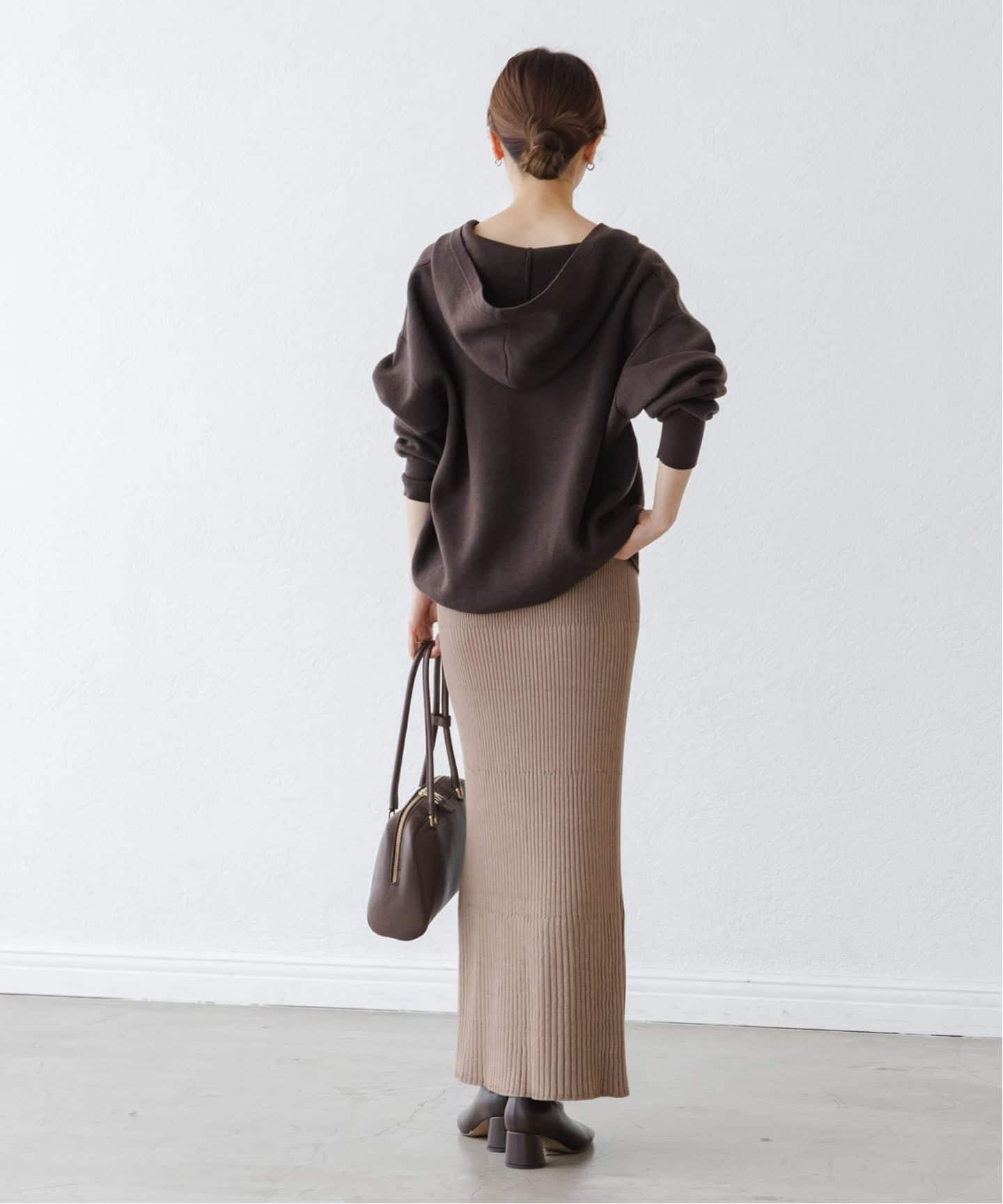 追加2》リブニットタイトスカート（ロング・マキシ丈スカート）｜NOBLE