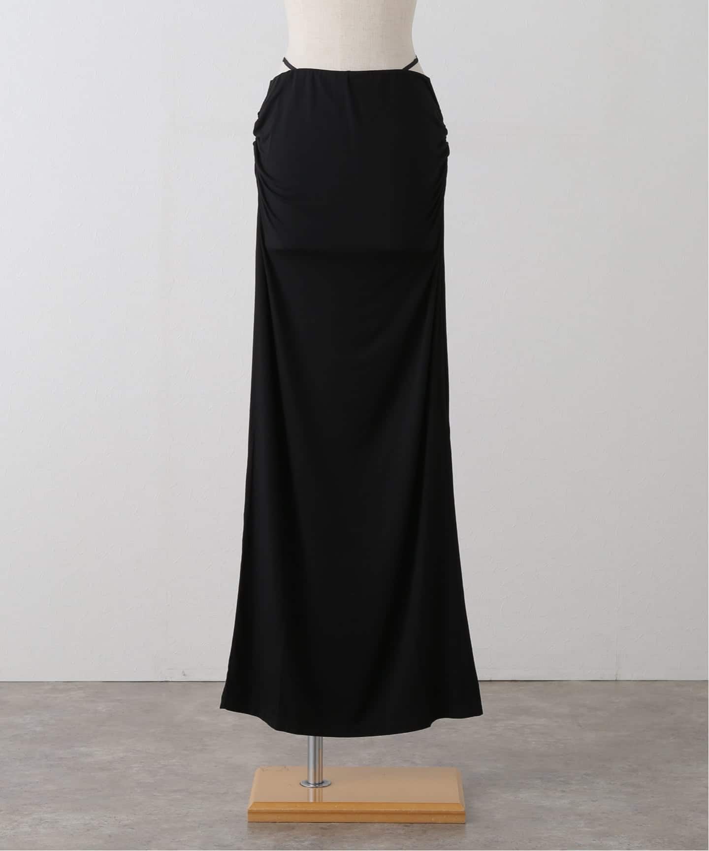 determ/デターム Double-Strap Waist Maxiskirt