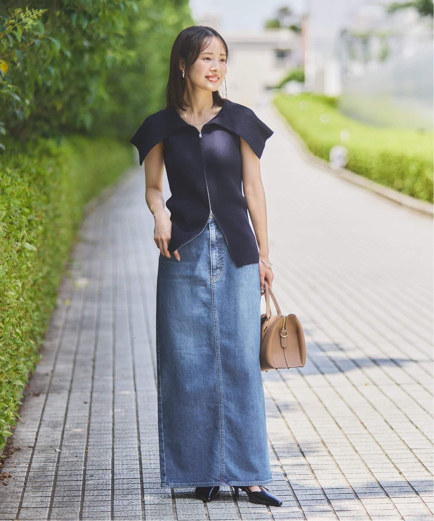 NOBLE別注ニードバイヘリテージ BETH デニムスカート 24 NEEDBY heritage デニムスカート 「NOBLE別注」 NEED by