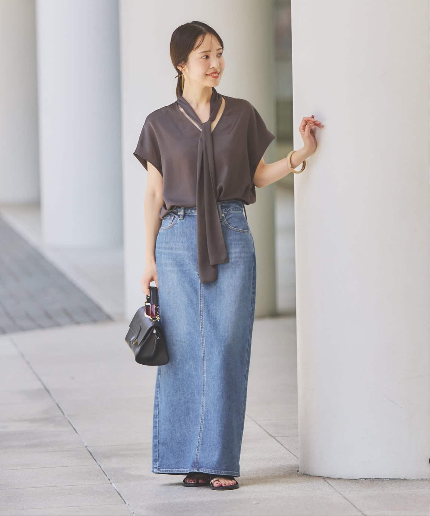 NOBLE別注ニードバイヘリテージ BETH デニムスカート 24 NEEDBY heritage/ニードバイヘリテージ】BETTY デニムスカート