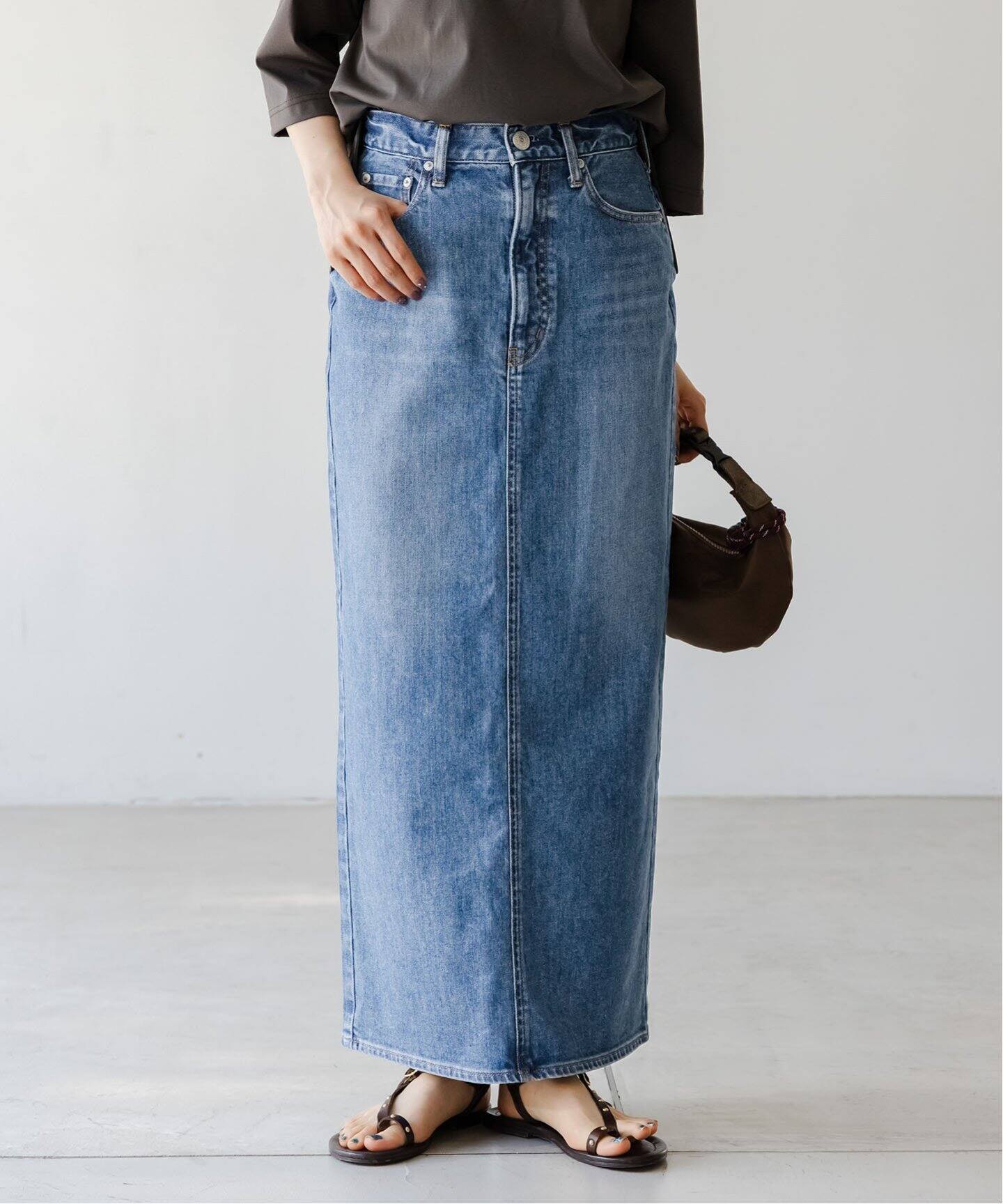 【美品】Noble ニードバイヘリテージ デニムスカート NOBLE別注》 NEED by heritage/ニードバイヘリテージ RINA