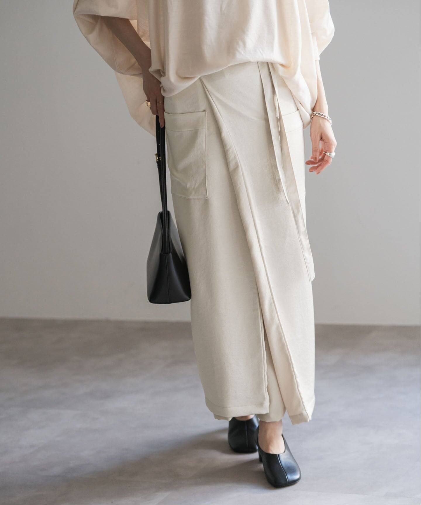 COG THE BIGSMOKE/コグザビッグスモーク MINA DOUBLE WRAP SKIRT