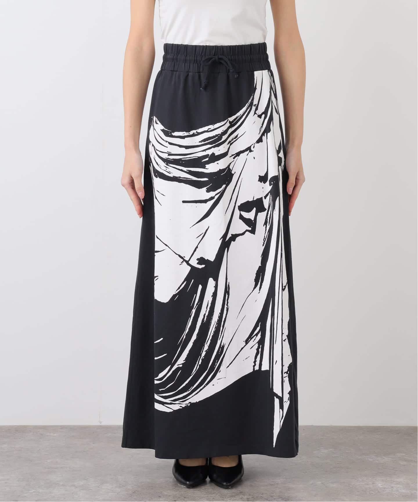 vaquera スカート　バケラ　パンツ VAQUERA / バケラ WOMEN JERSEY SKIRT KNIT（ロング・マキシ丈スカート