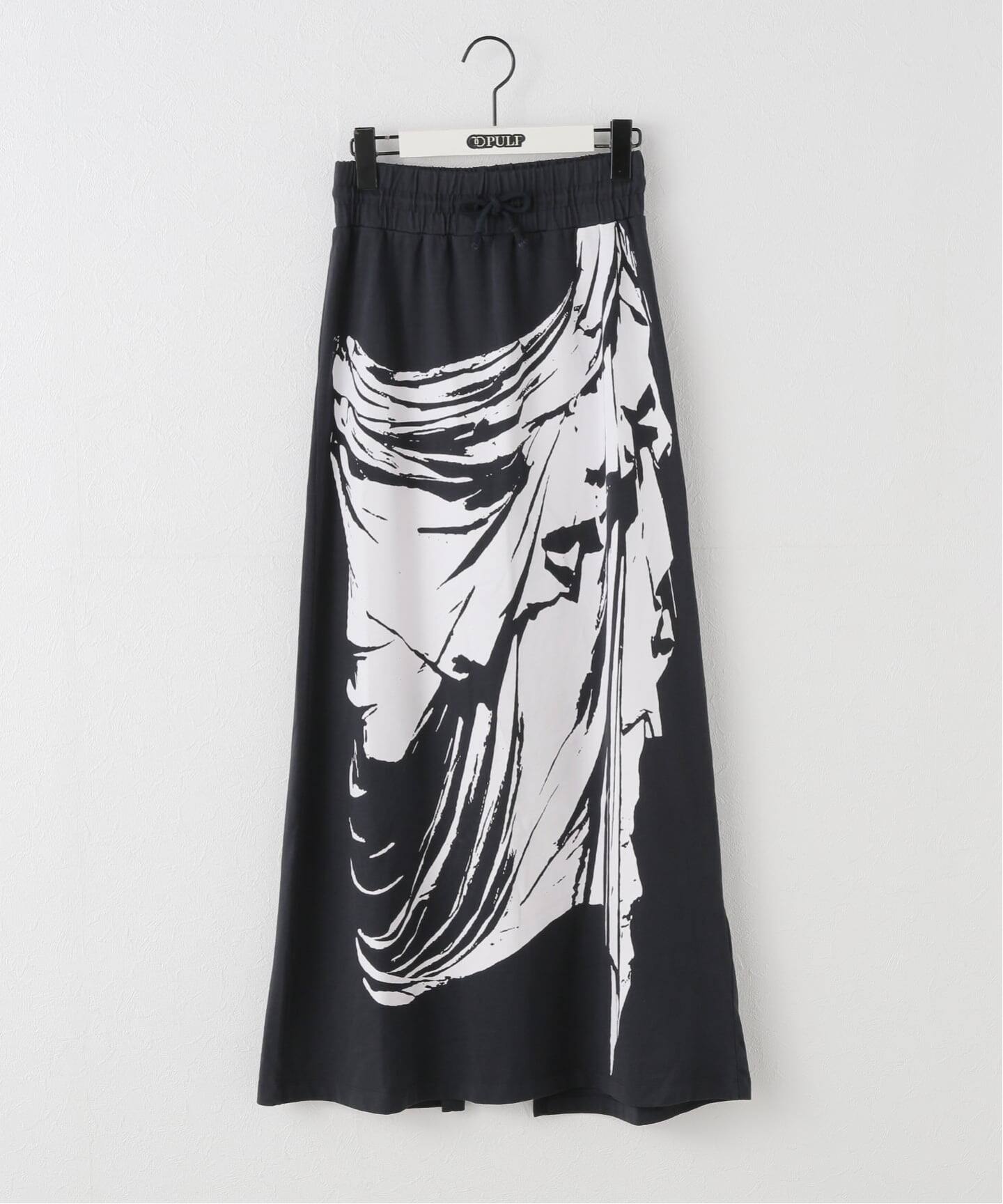 vaquera スカート　バケラ　パンツ VAQUERA / バケラ WOMEN JERSEY SKIRT KNIT（ロング・マキシ丈スカート