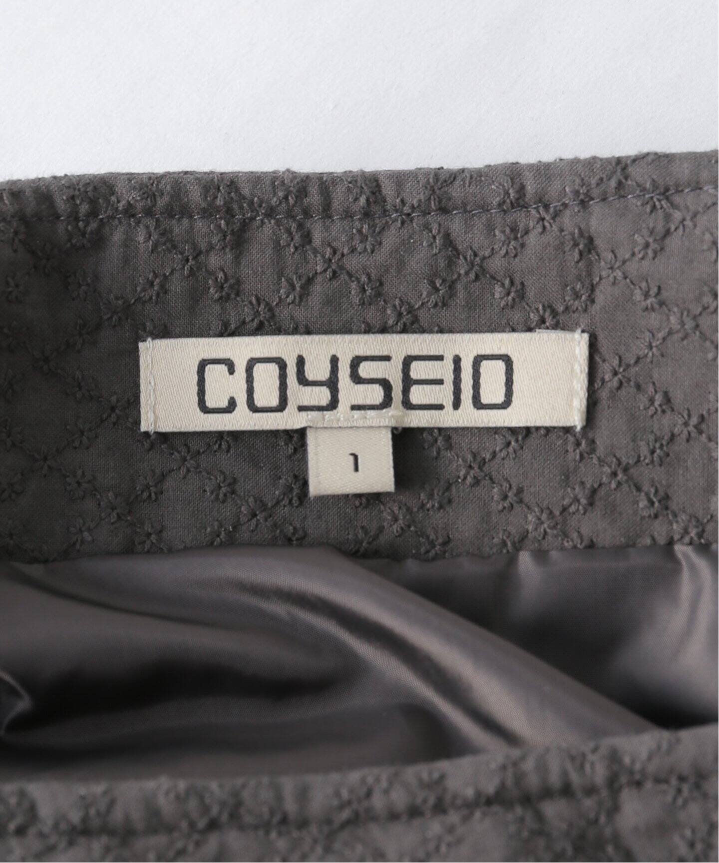 Geek Office / ギークオフィス】COYSEIO / コイセイオ FLOWER PINTUCK 
