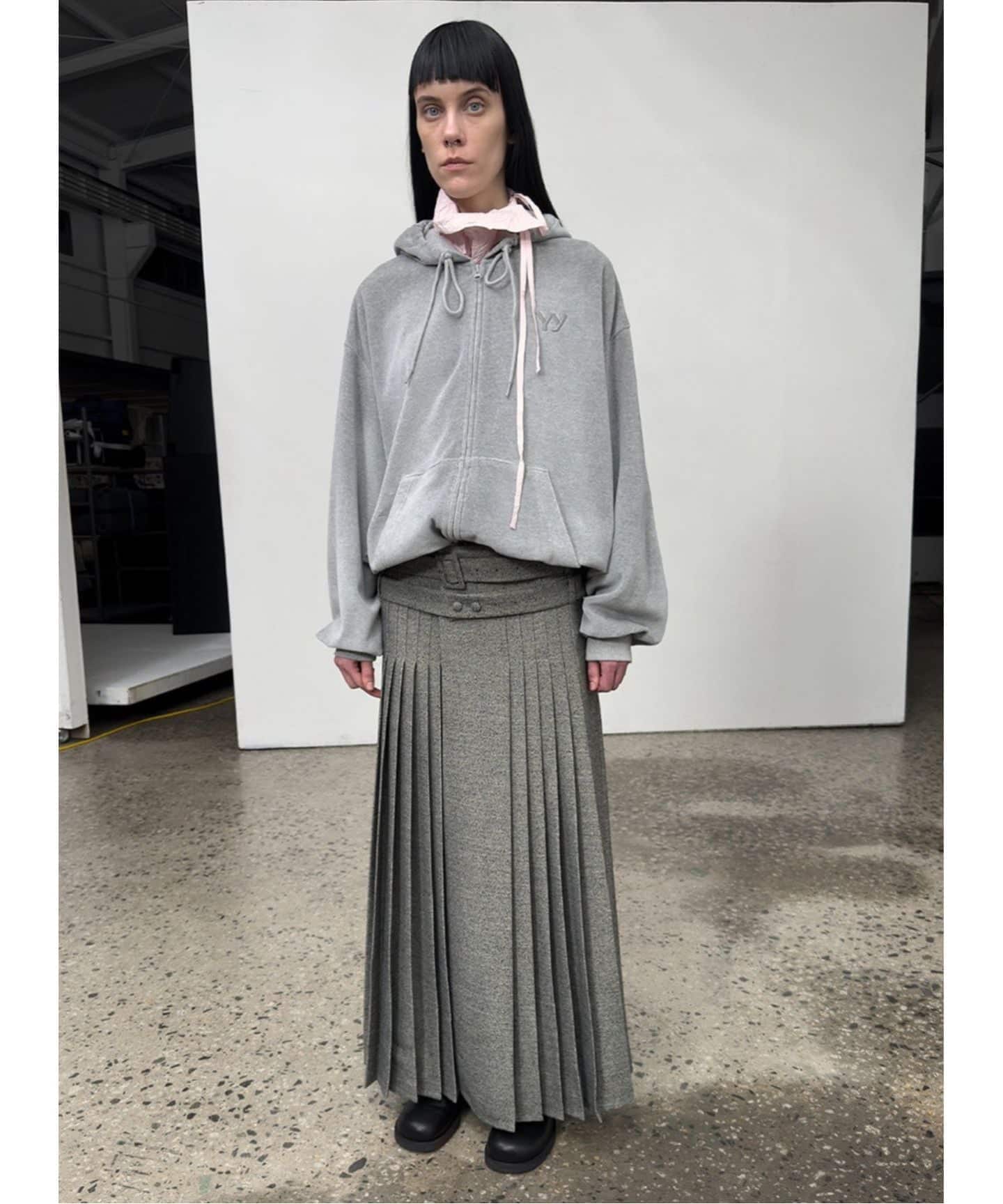 Geek Office / ギークオフィス】OPEN YY Woven DOUBLE BELTED MAXI