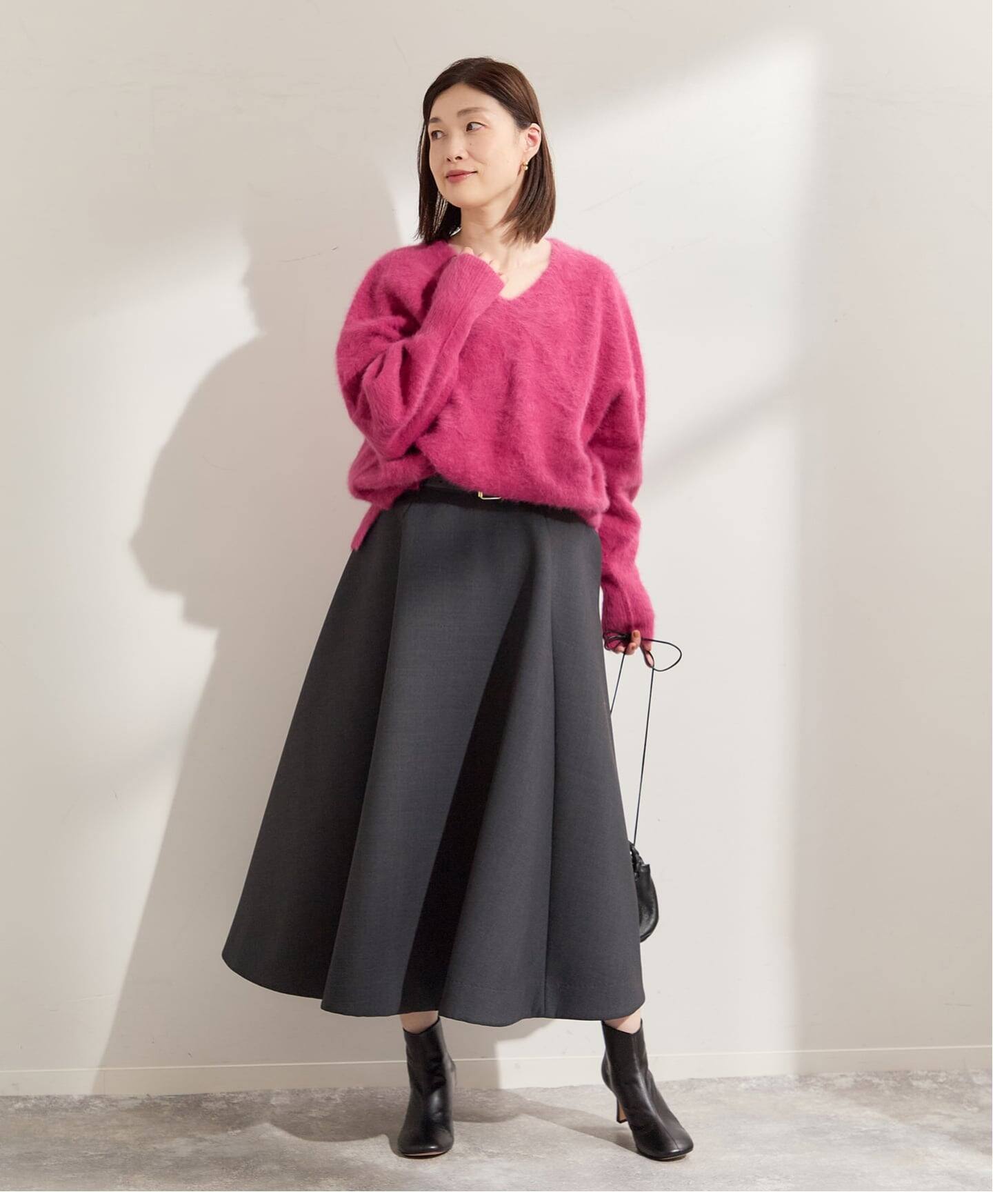 journal standard L'essageLUMINARYウールスカート JOURNAL STANDARD - JOURNALSTANDARD L'ESSAGE LUMINARYウール