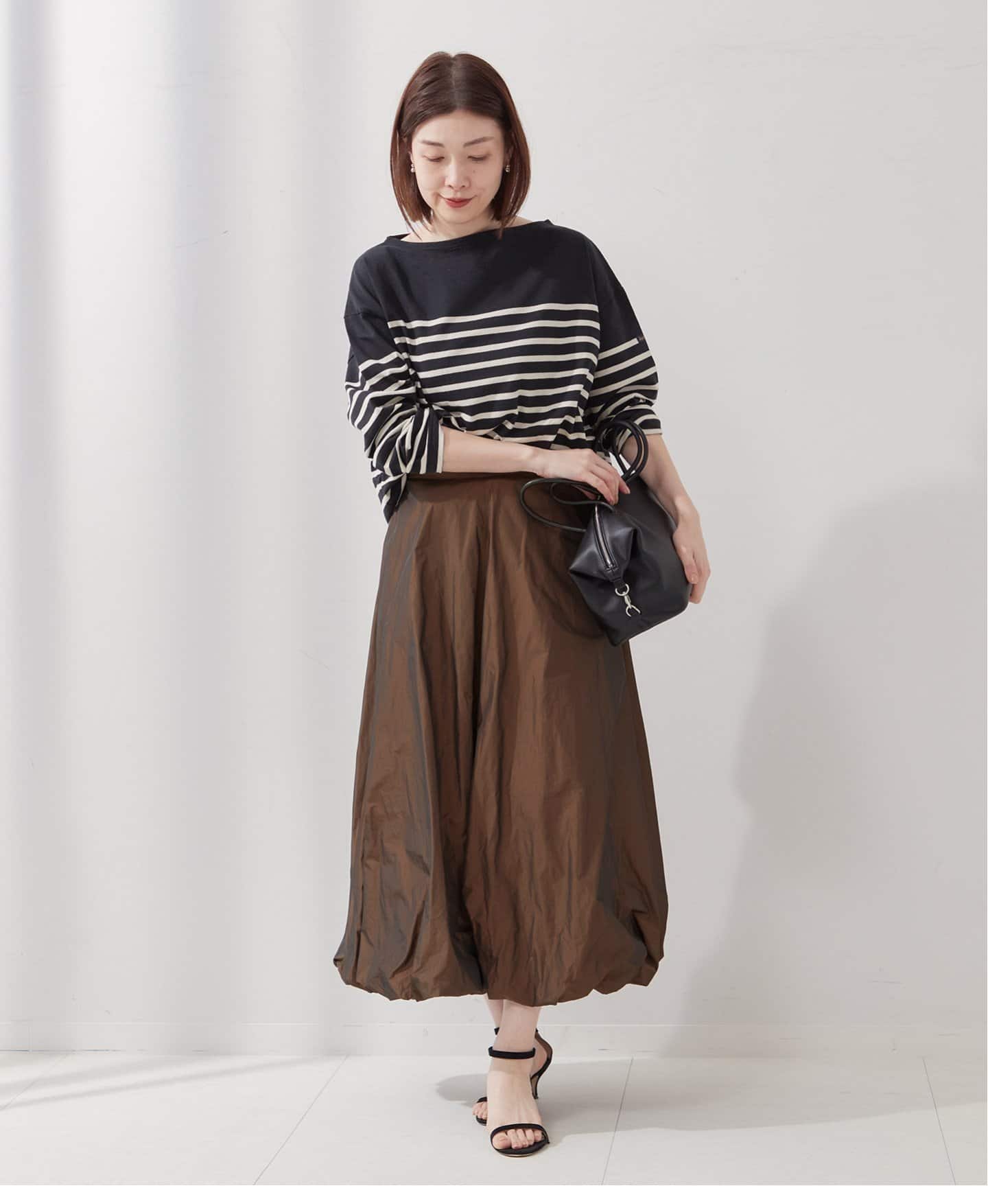 journal standard L'essage バルーンスカート journal standard L'essage スカート メモリータフタ バルーン