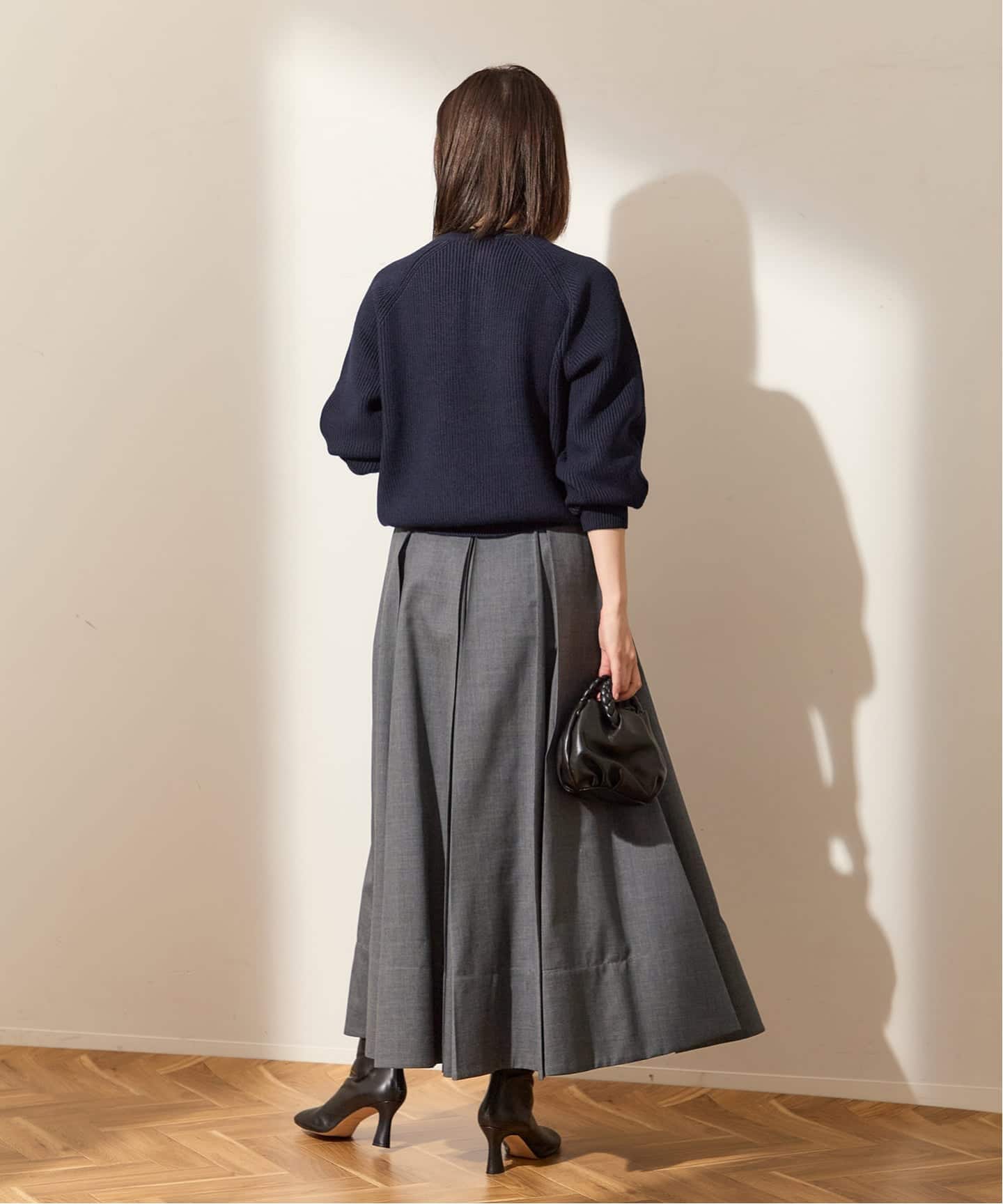 追加》WOOLプリーツスカート（ロング・マキシ丈スカート）｜JOURNAL
