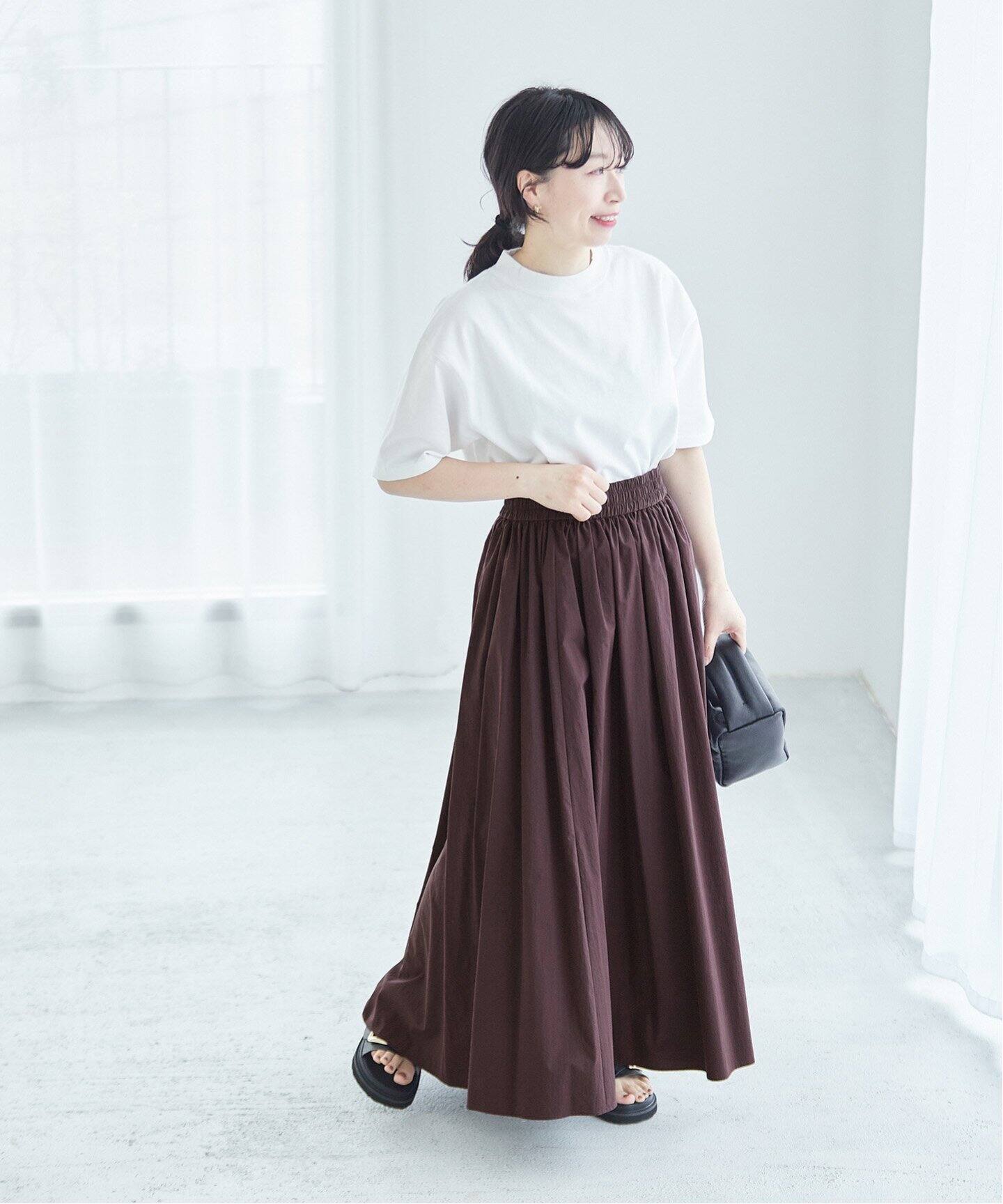 新品未使用！JOURNAL STANDARD L'ESSAGE ロングスカート ボリュームギャザースカート（ロング・マキシ丈スカート